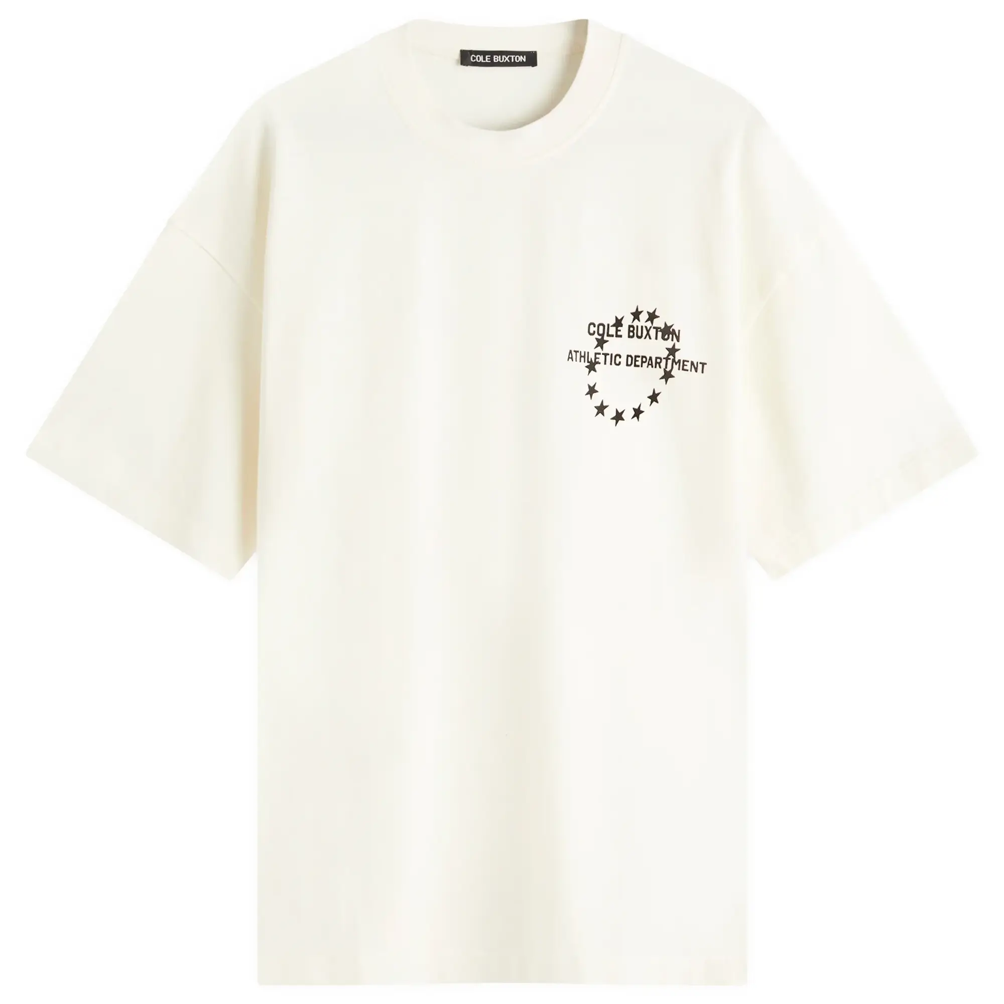 Cole Buxton Men's Athletic Department T-Shirt Vintage White