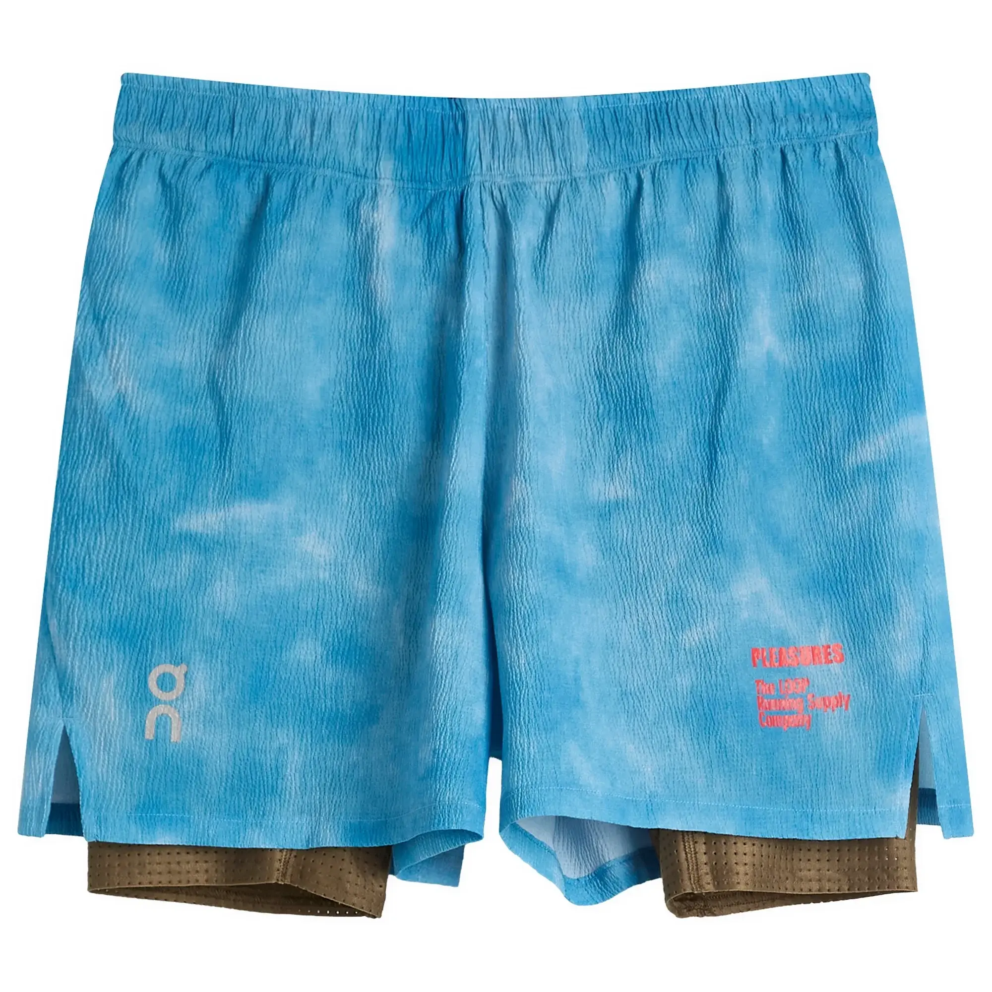 ON Men's x Pleasures x The Loop Pace Shorts Blizzard