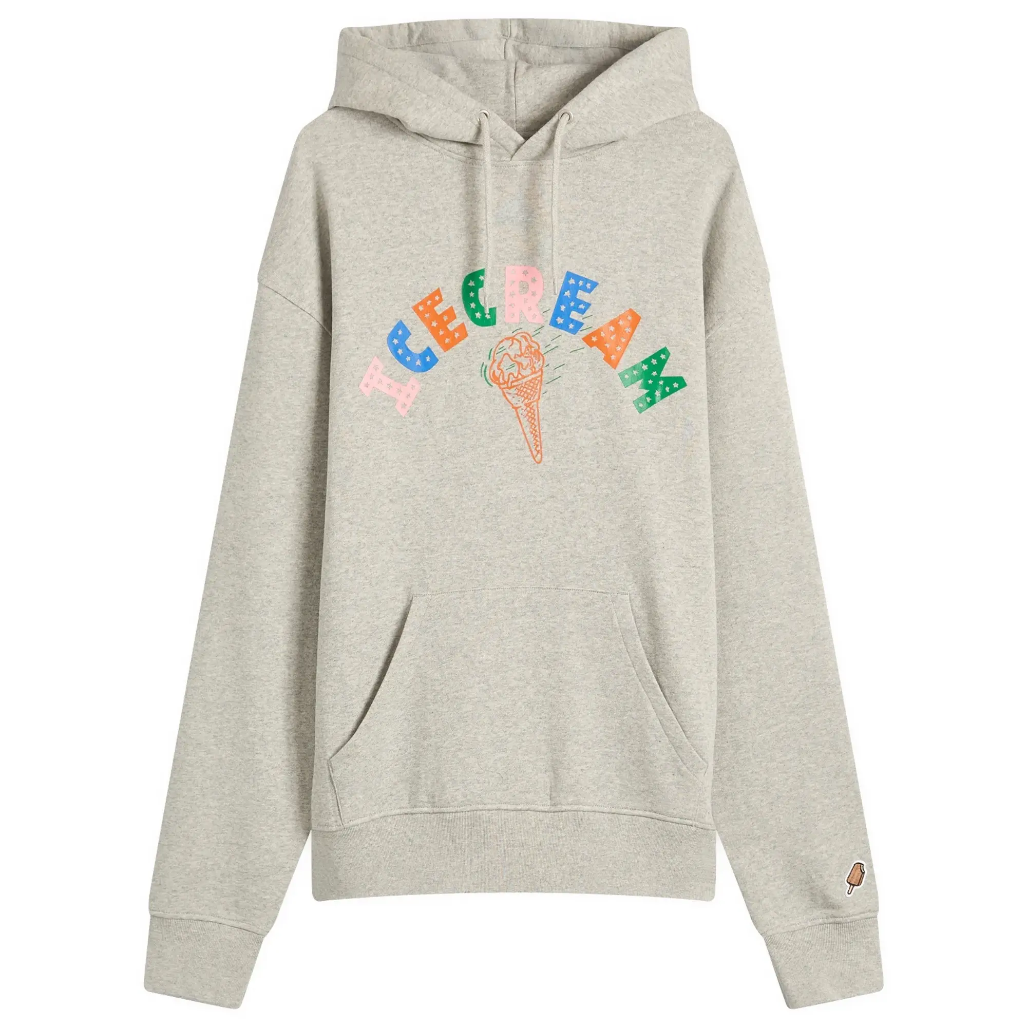 ICECREAM Men's Cone Hoodie Heather Grey
