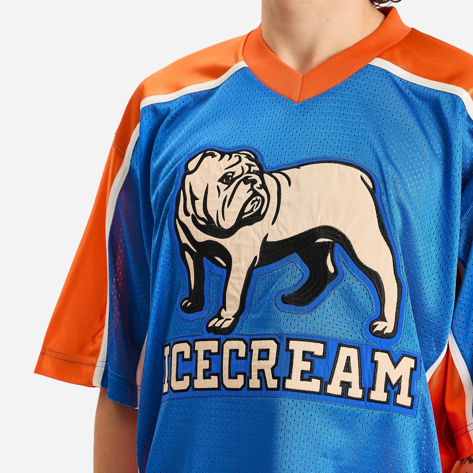 ICECREAM Men's Bulldog Football Top Blue