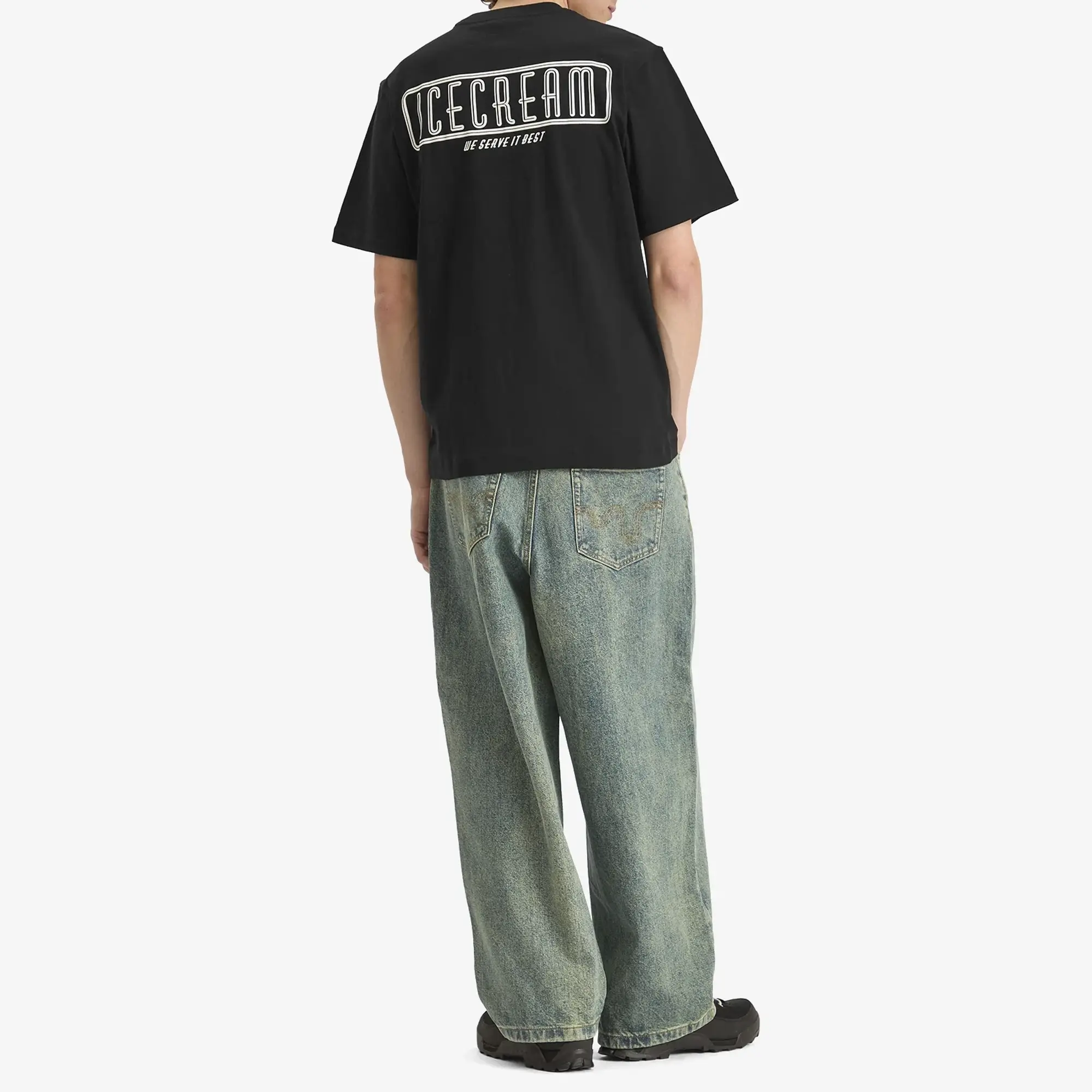 ICECREAM Men's Diner Coffee T-Shirt Black