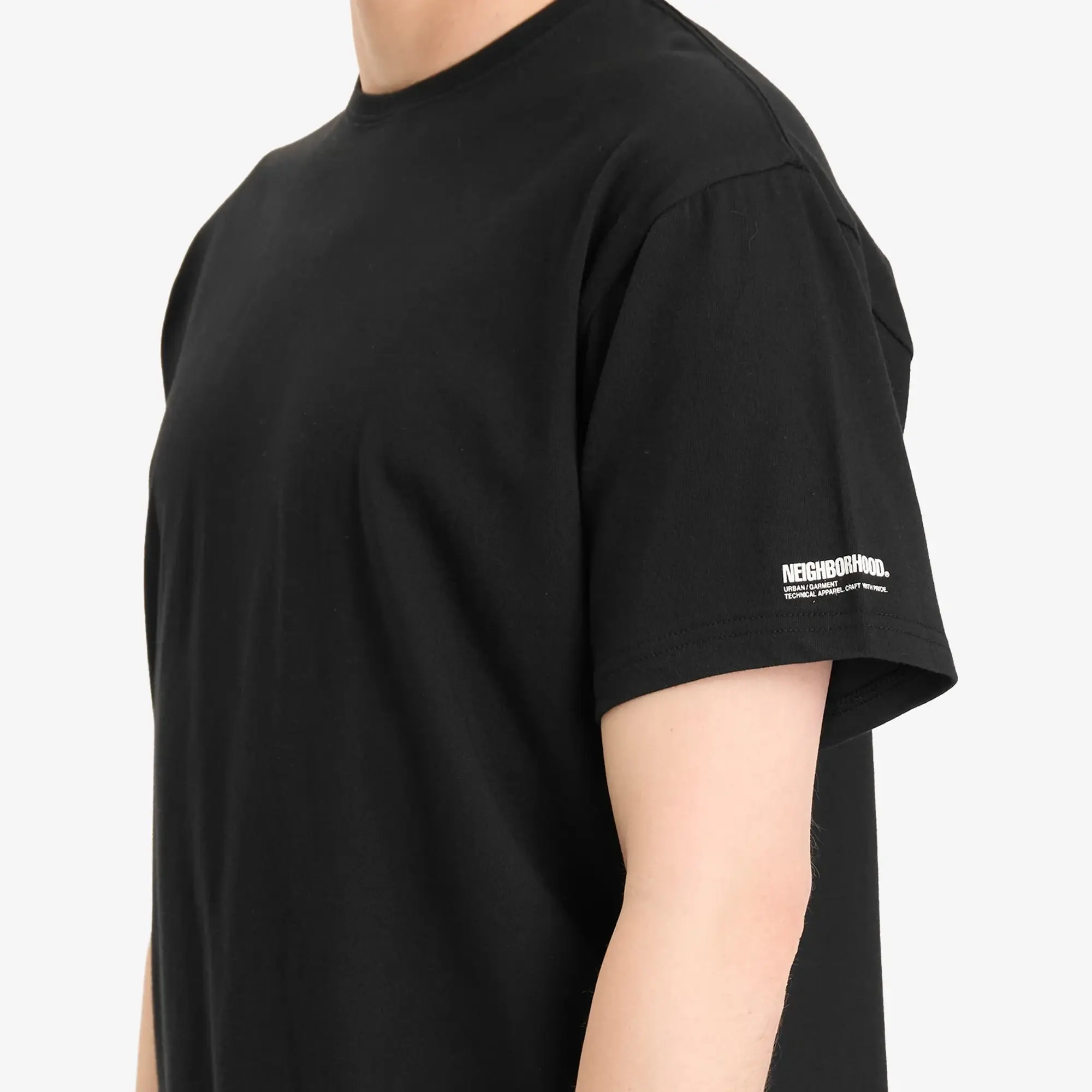 Neighborhood Men's Classic 2-Pack T-Shirt Black