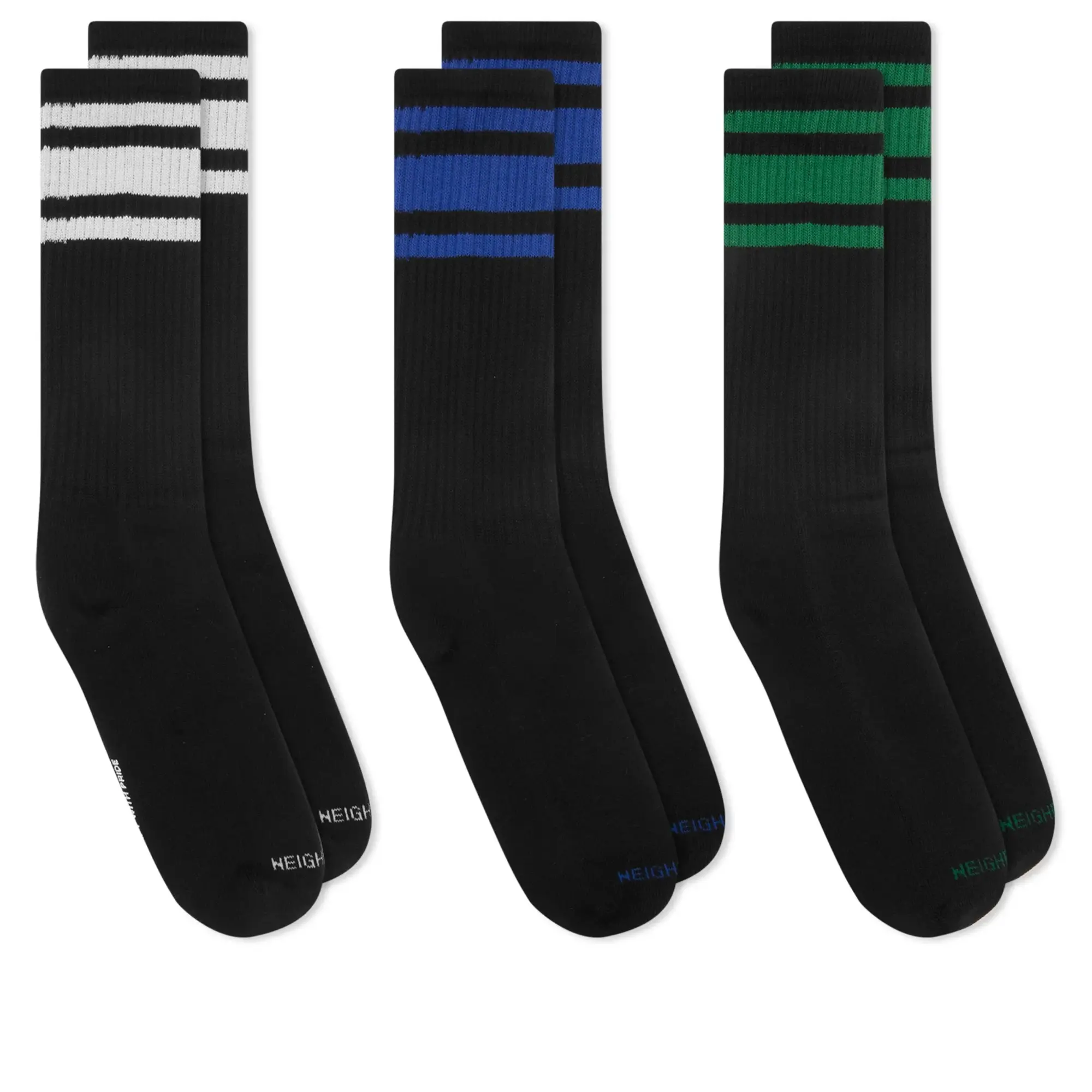 Neighborhood Men's Classic 3-Pack Socks Black