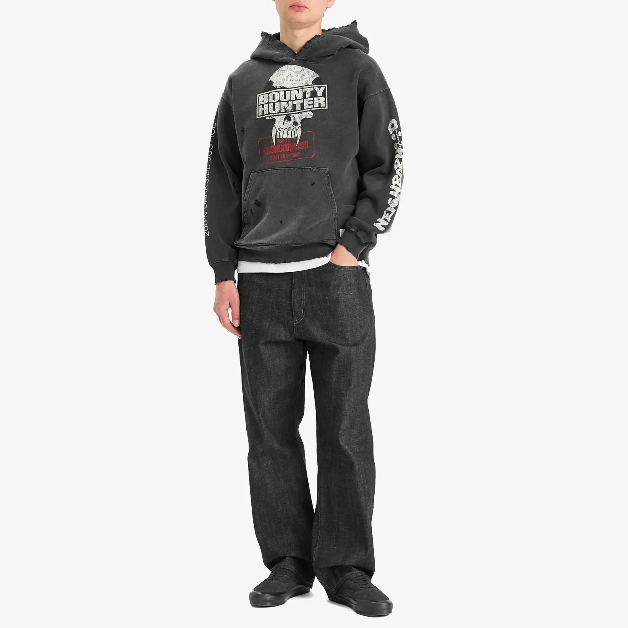 Neighborhood Men's x Bounty Hunter Savage Hoodie Black
