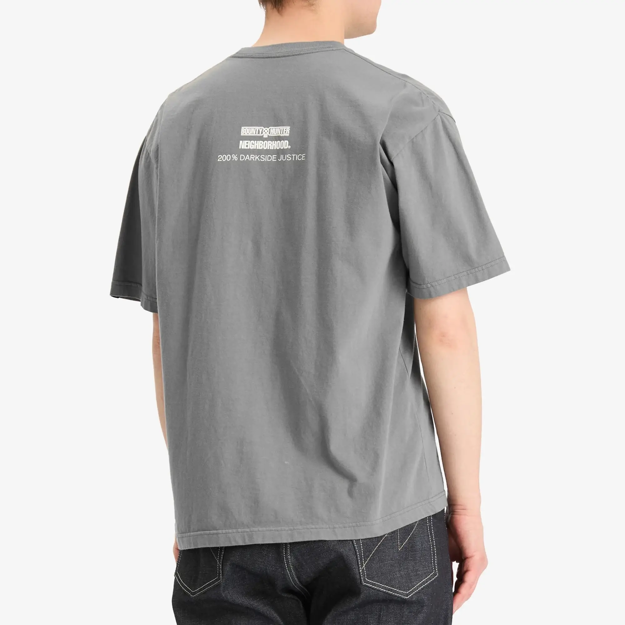 Neighborhood Men's x Bounty Hunter SS-1 T-shirt Gray