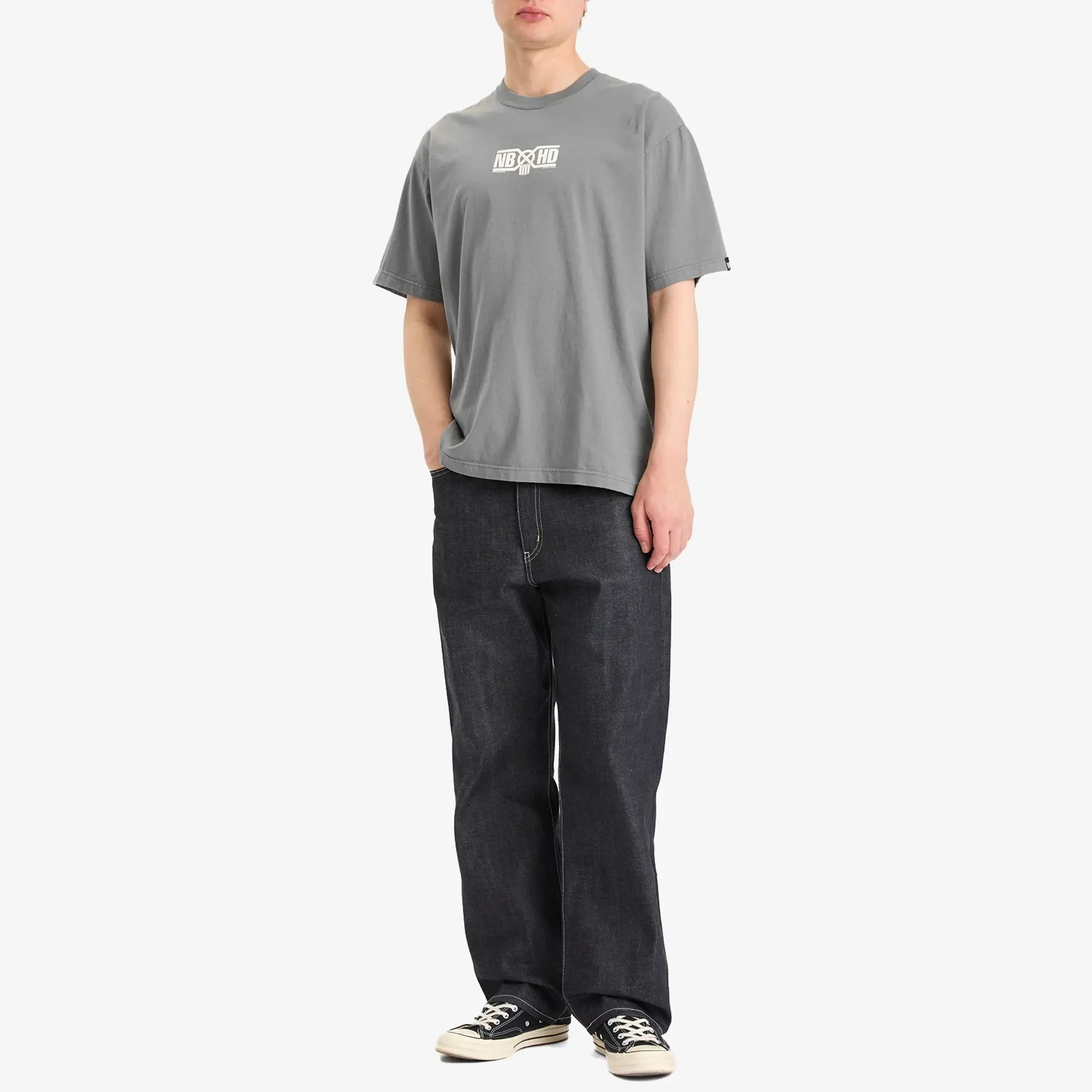 Neighborhood Men's x Bounty Hunter SS-1 T-shirt Gray