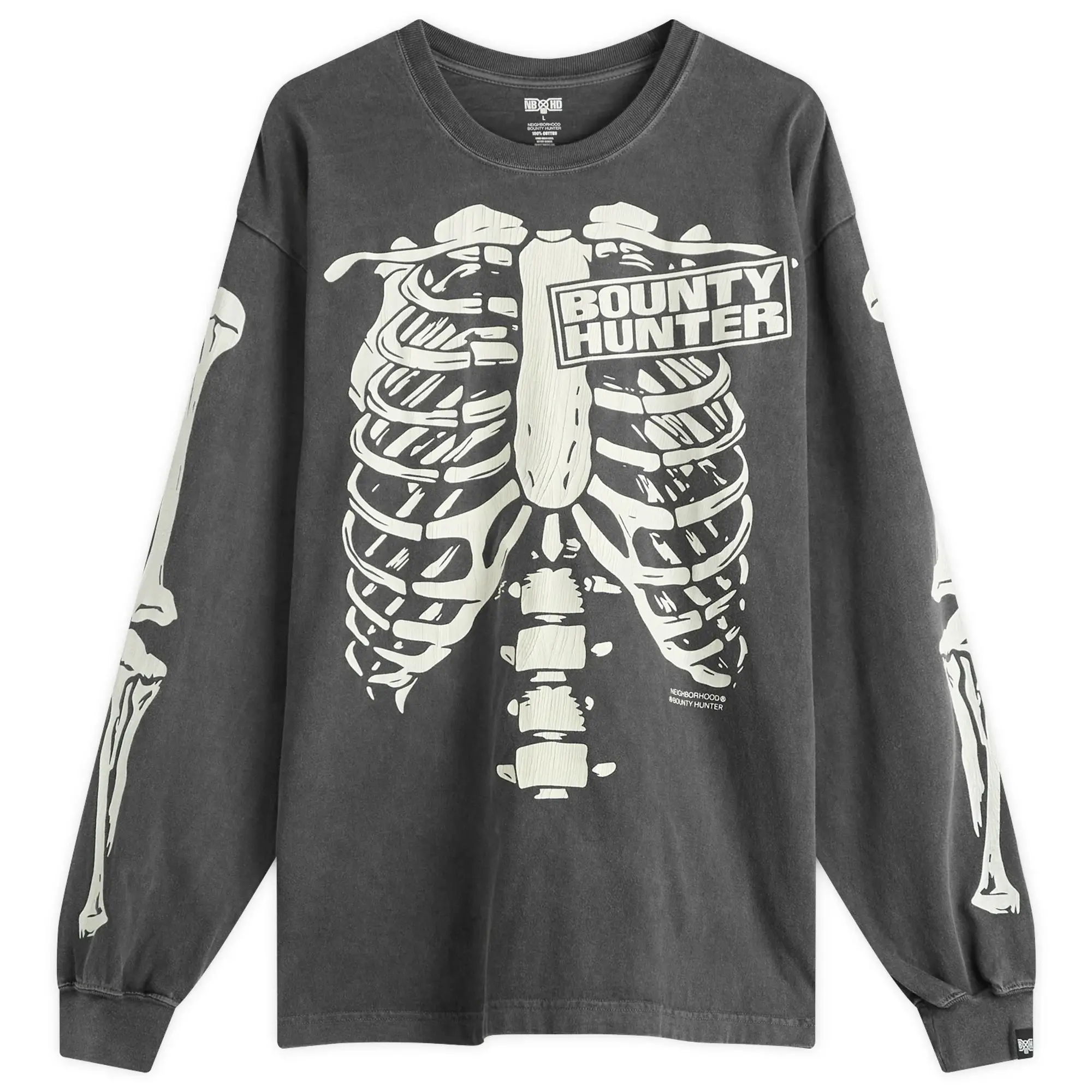 Neighborhood Men's x Bounty Hunter LS-1 T-shirt Black