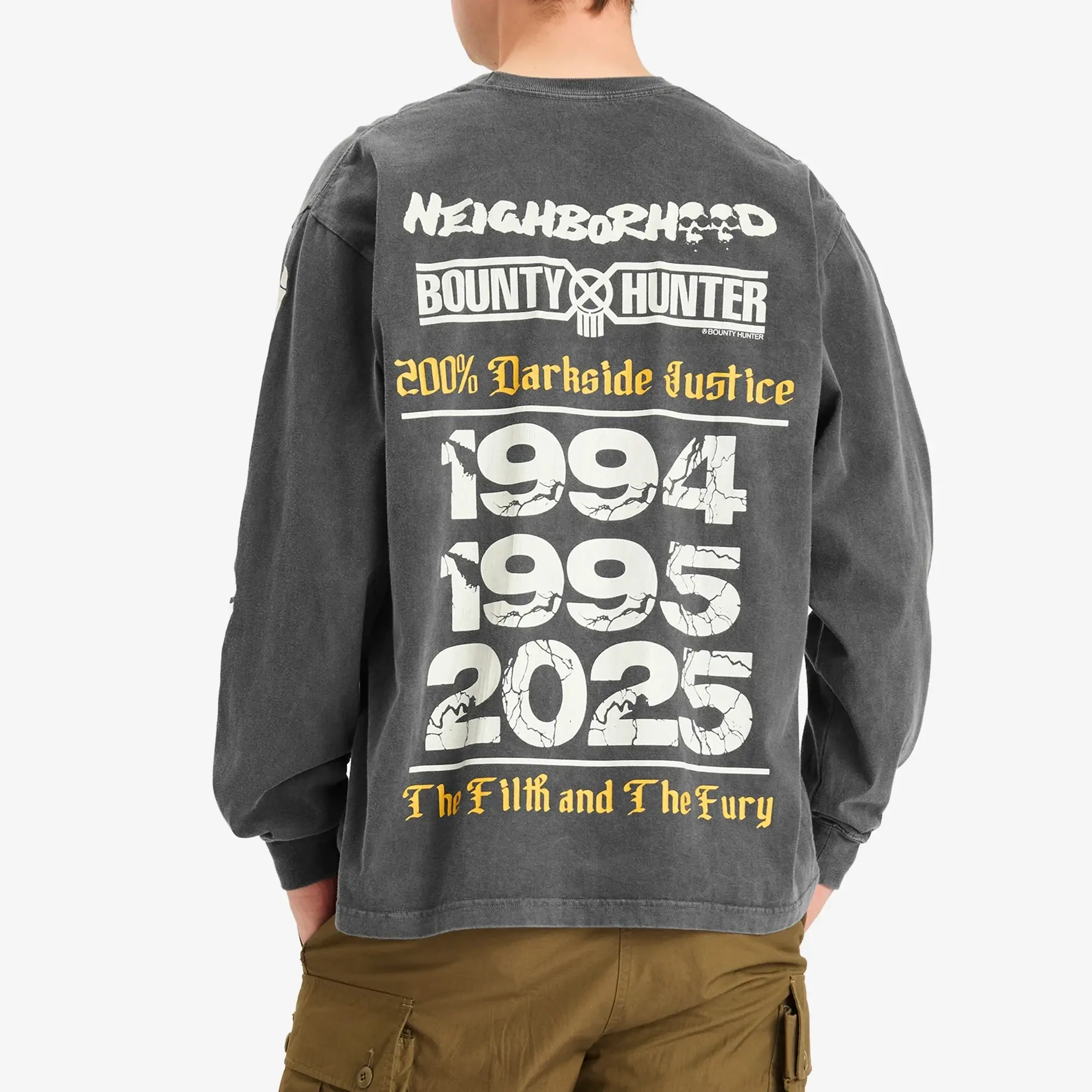 Neighborhood Men's x Bounty Hunter LS-1 T-shirt Black