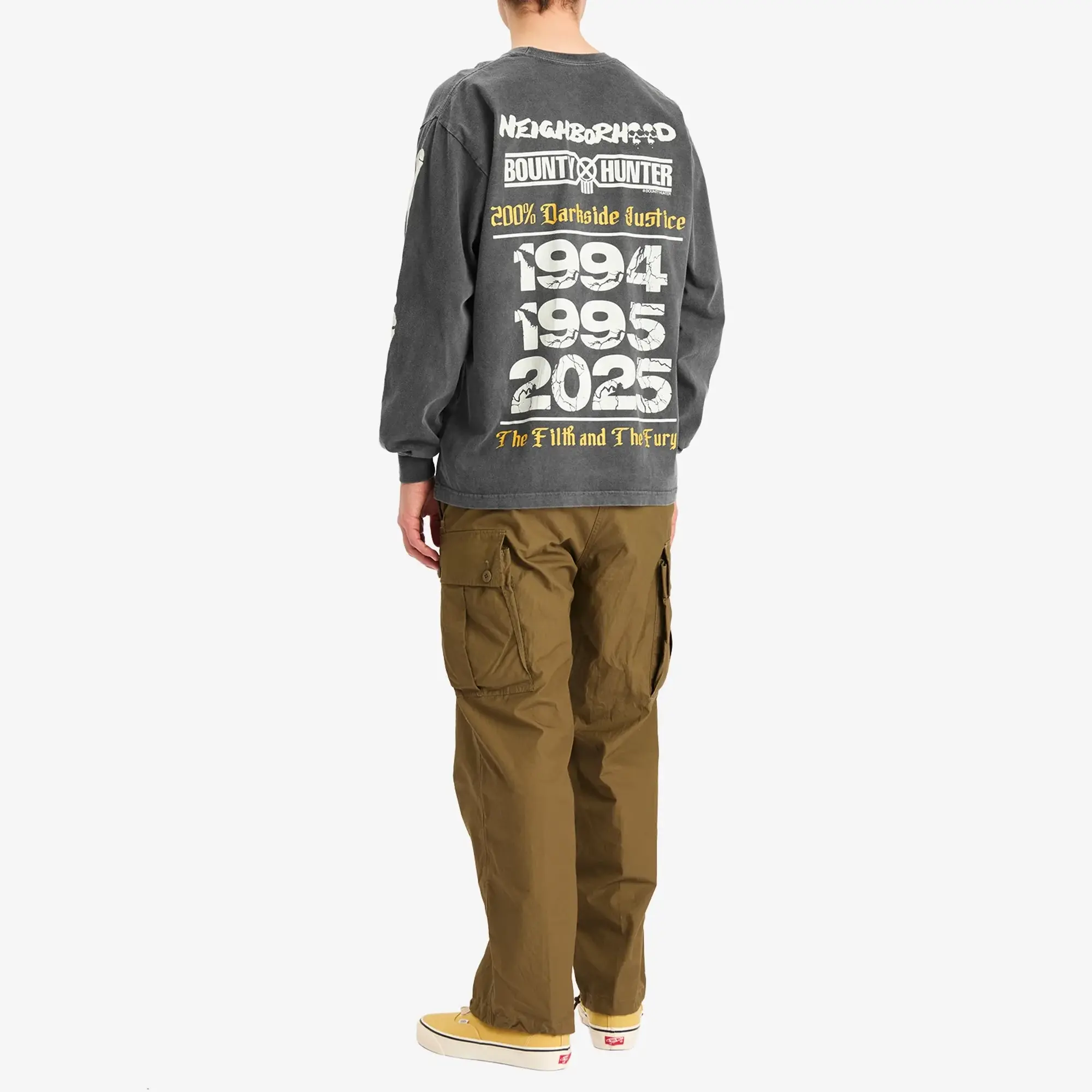 Neighborhood Men's x Bounty Hunter LS-1 T-shirt Black