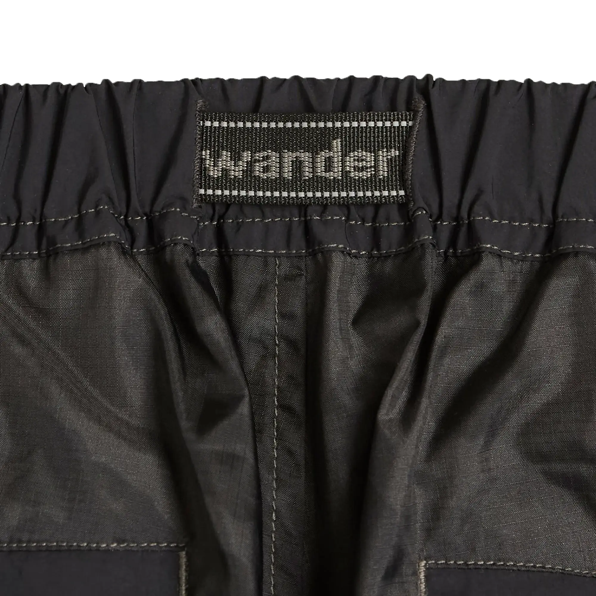 END. x and wander Nylon Print Short Pant Charcoal