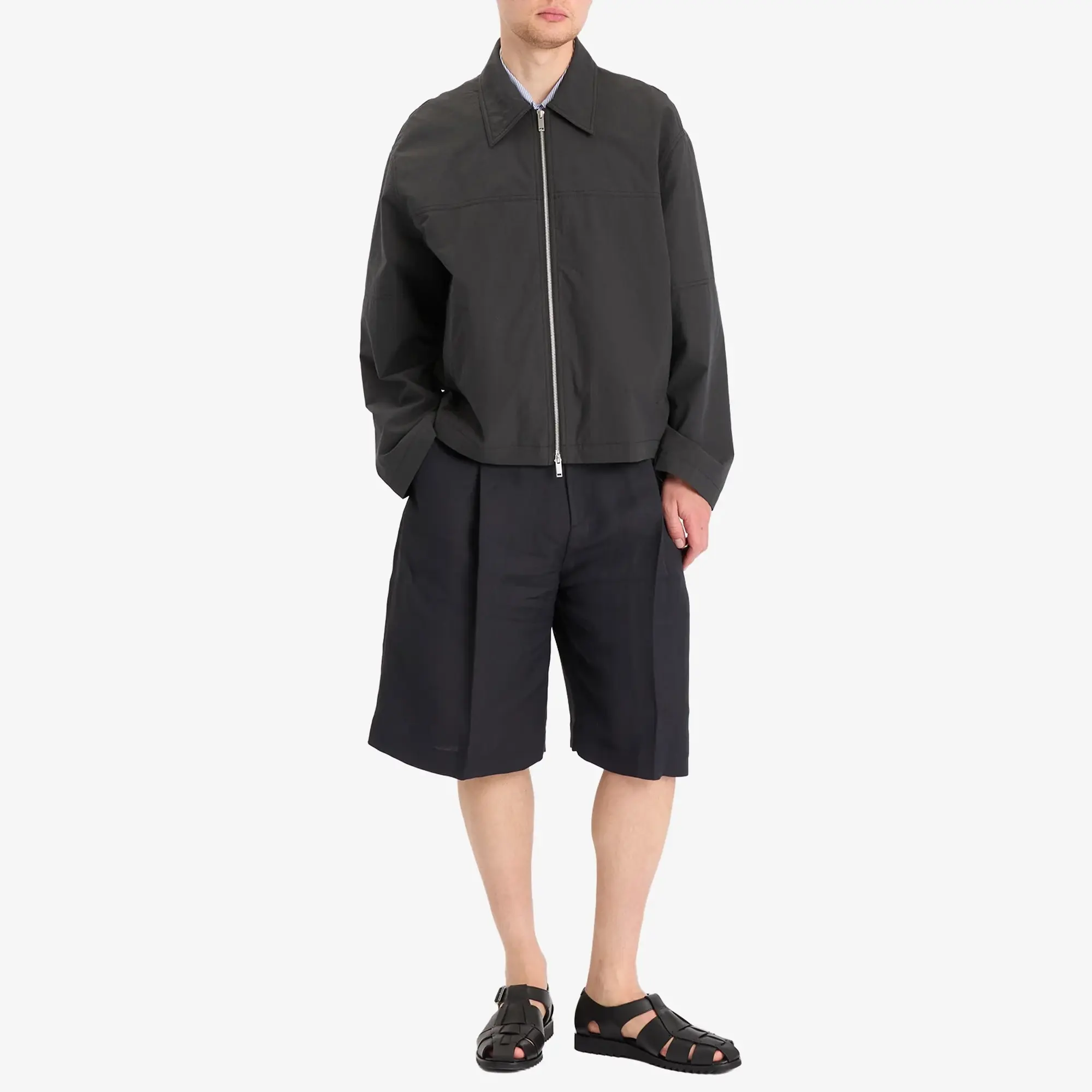 Studio Nicholson Men's Tailored Shorts Darkest Navy