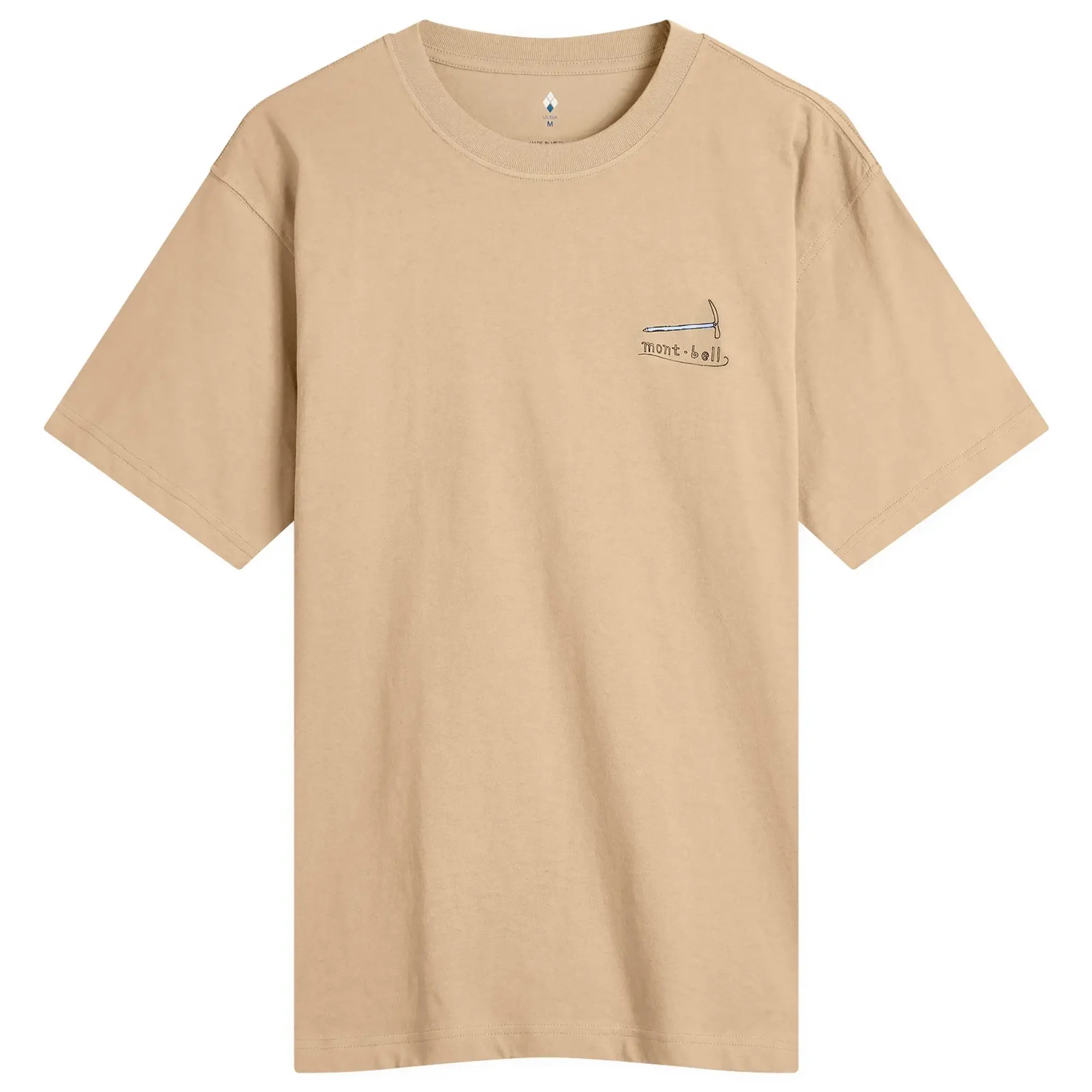 Montbell Men's Mountain Gear Wickron T-Shirt Tan