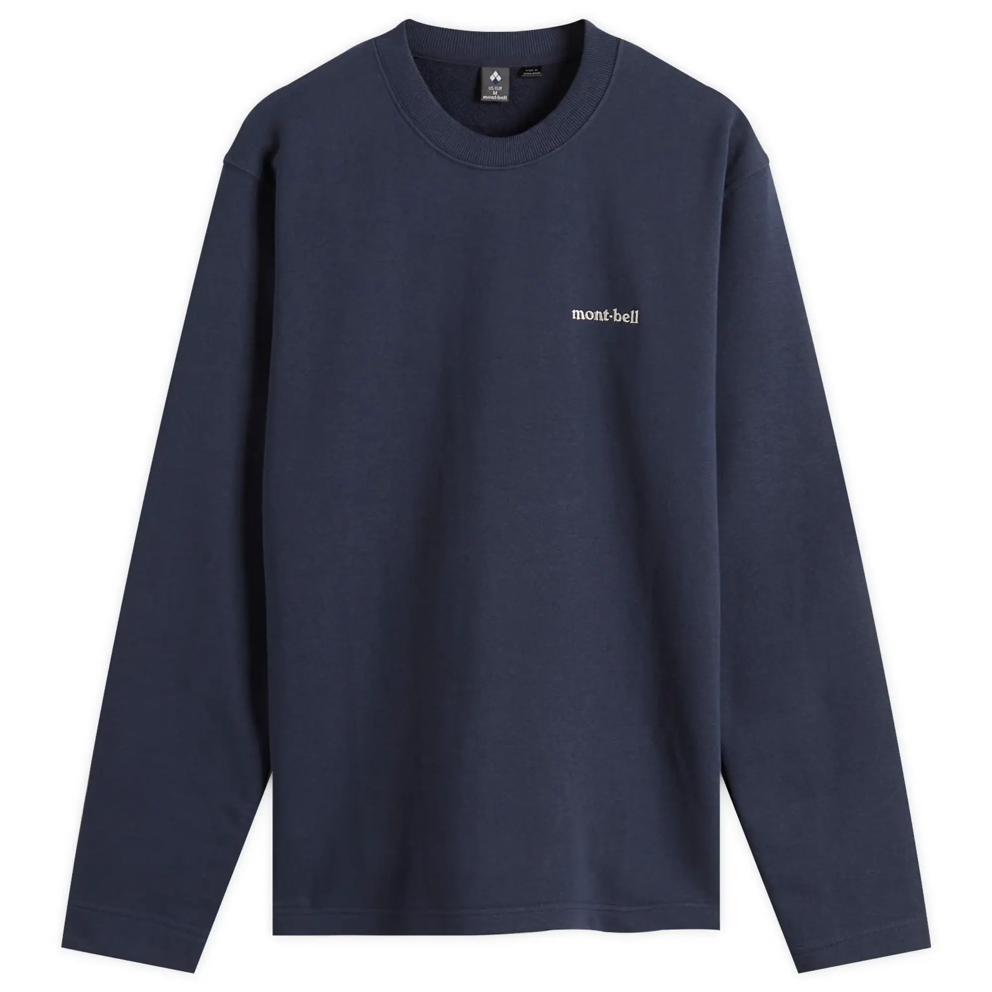 Montbell Men's Cotton Lite Sweatshirt Navy
