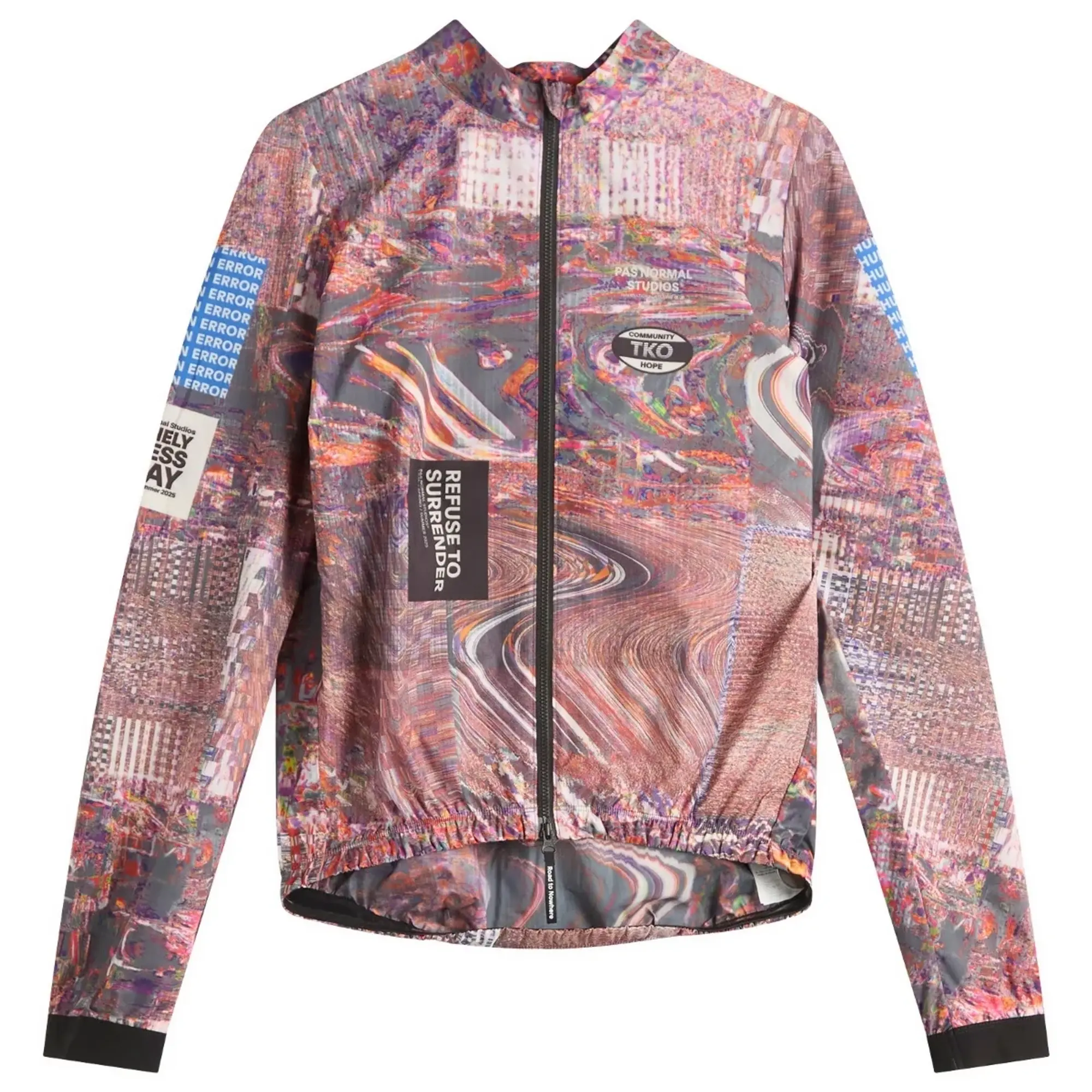 Pas Normal Studios Men's T.K.O. Mechanism Stow Away Jacket Human Error Pink