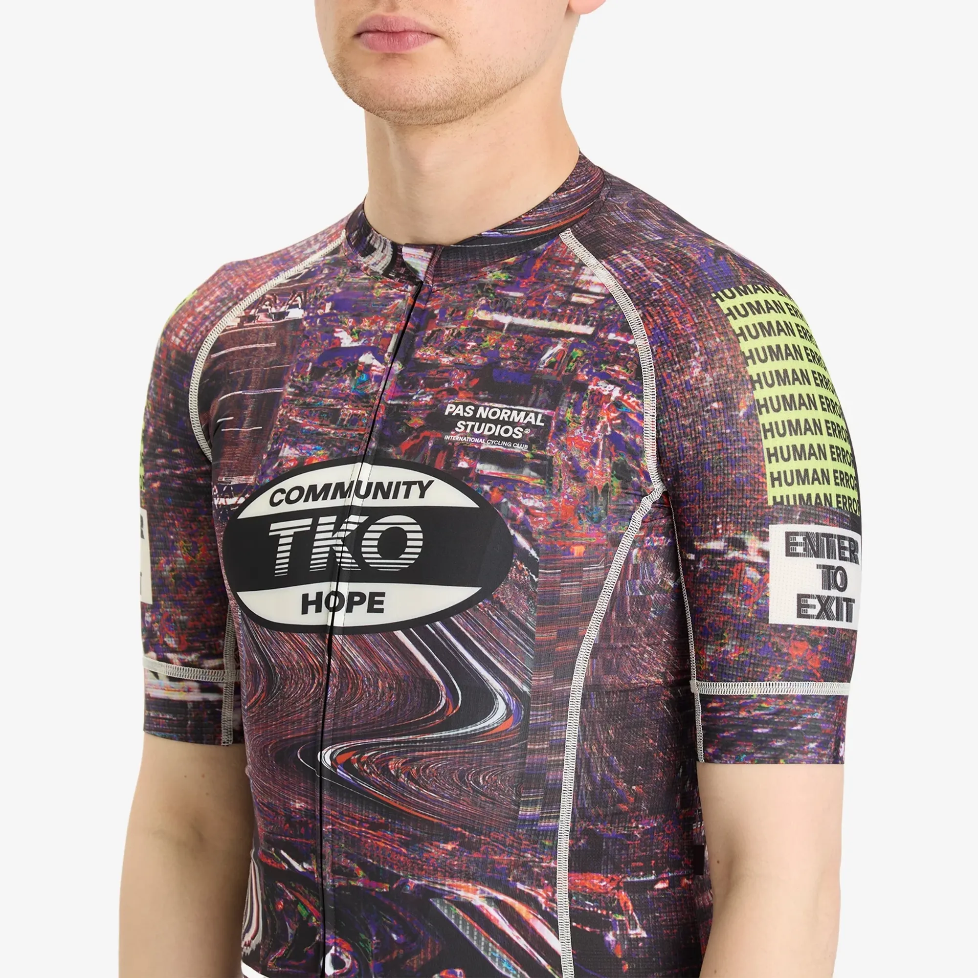 Pas Normal Studios Men's T.K.O. Mechanism Jersey Human Error Pink