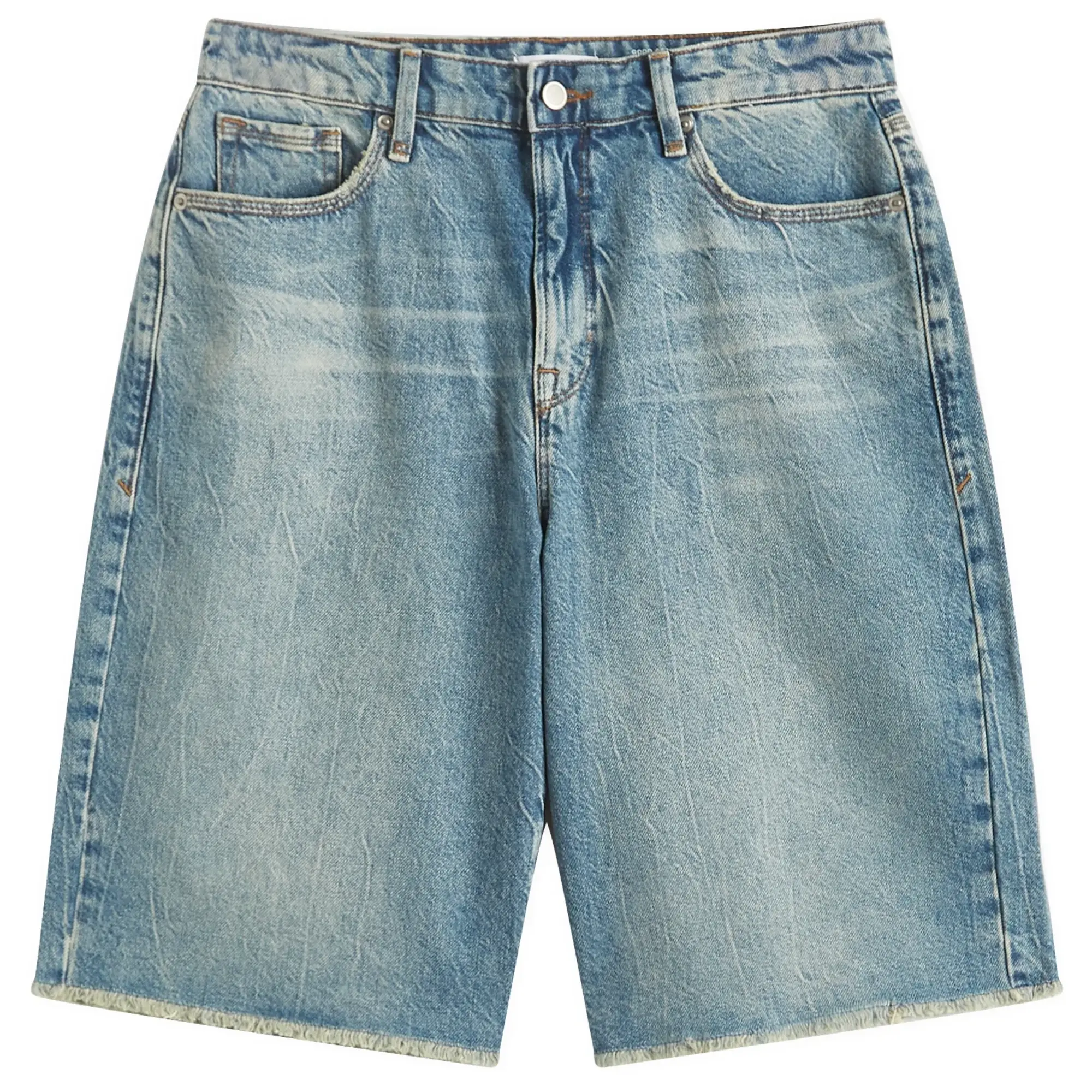 Good American Women's Good Standard Ease Bermuda Shorts Indigo