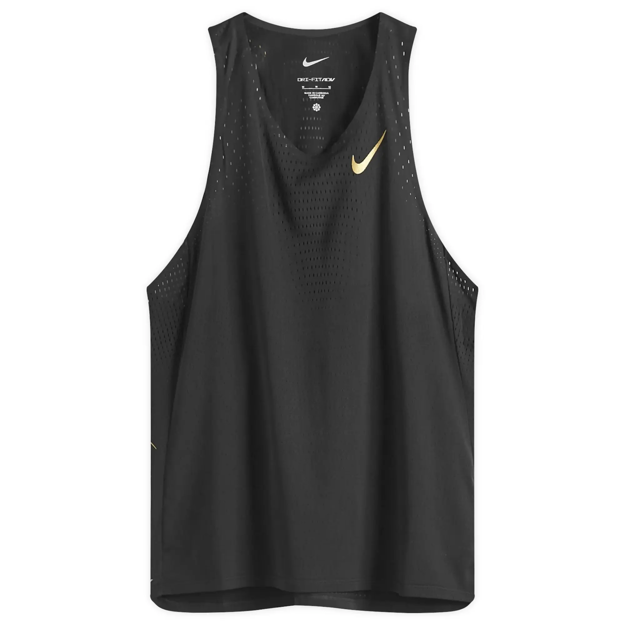 Nike Men's Running Aeroswift x Jakob Vest Black/Gold