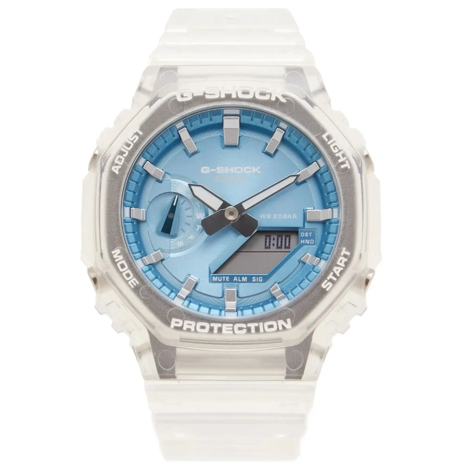 G-Shock GA-2100BM-7A2ER Watch Silver/Blue