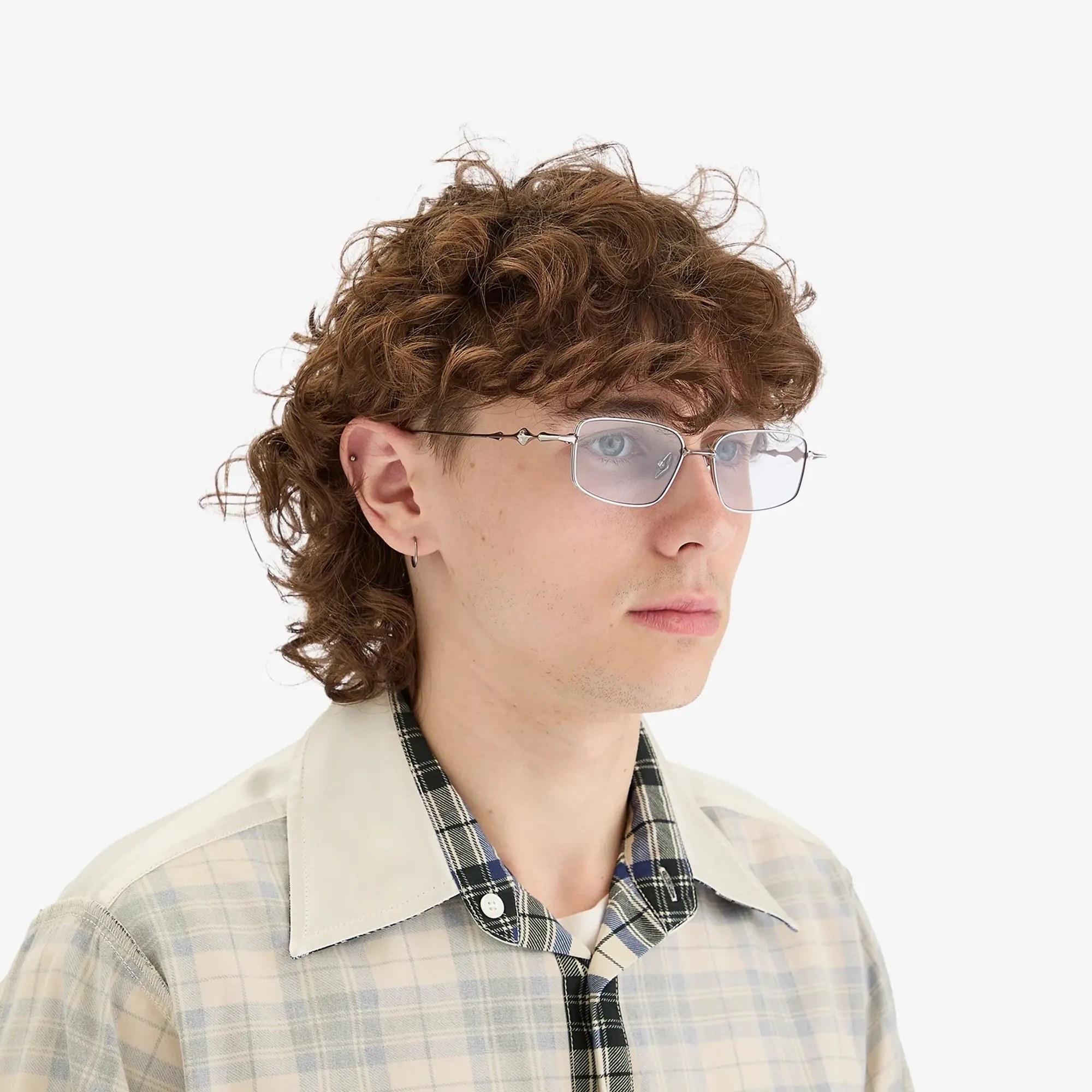 Gentle Monster Atomic Glasses Silver/Blue