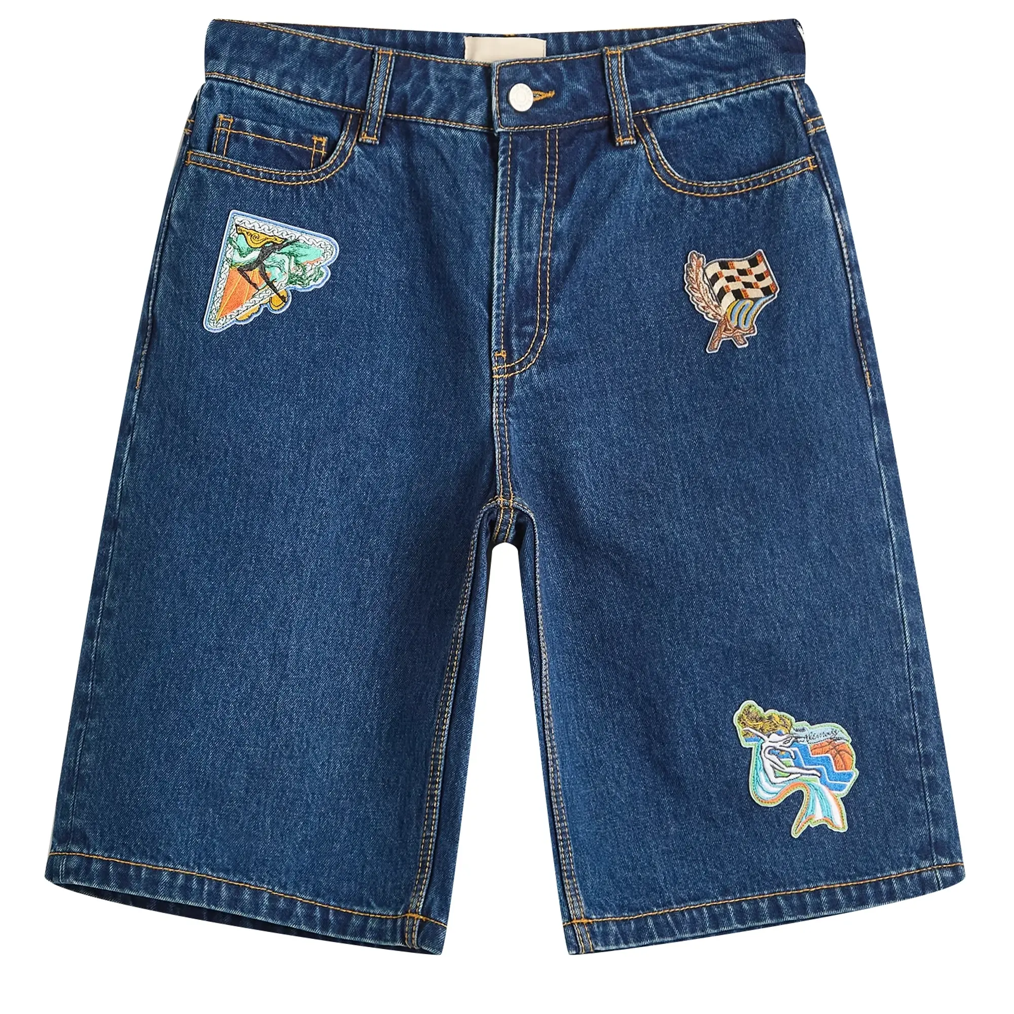 ALÉMAIS Women's Speedy Denim Short Indigo