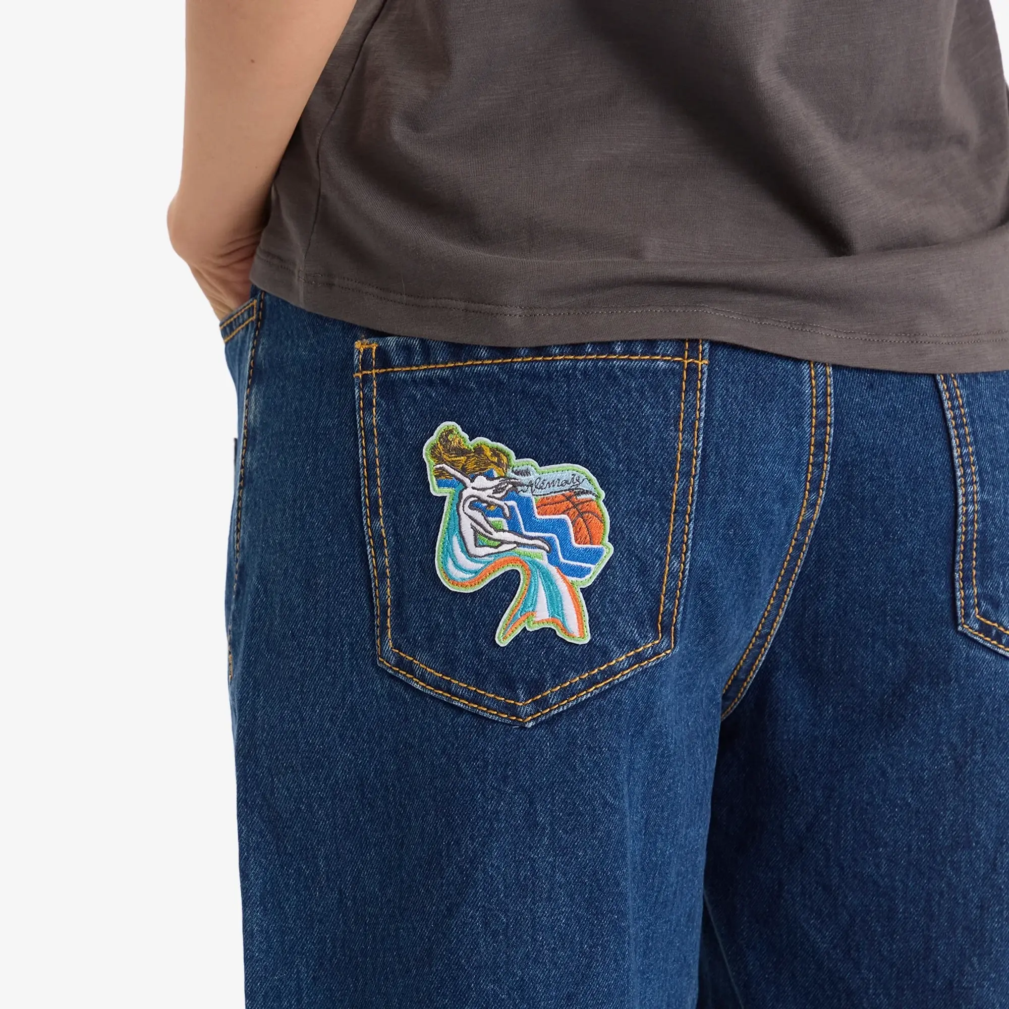 ALÉMAIS Women's Speedy Denim Short Indigo