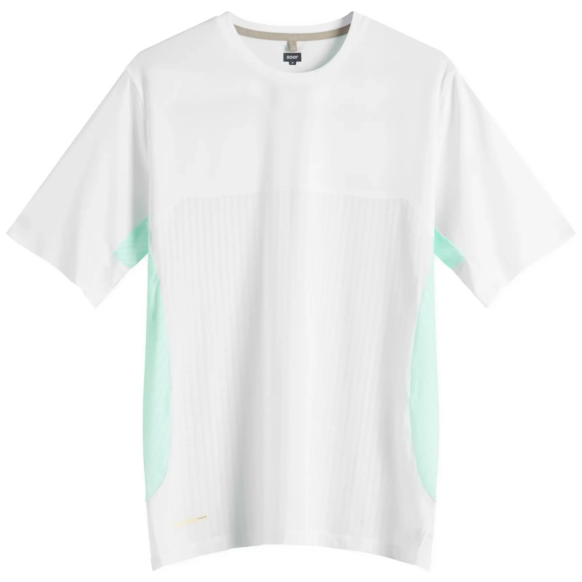 SOAR Men's Hot Weather T-Shirt White/Bevelled Green