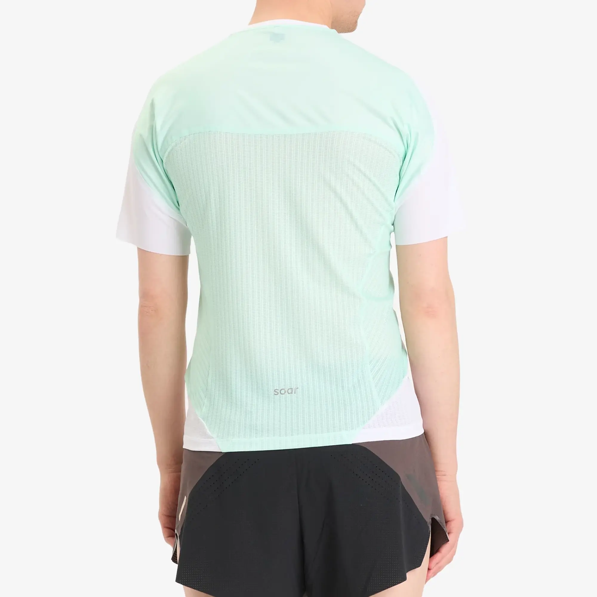 SOAR Men's Hot Weather T-Shirt White/Bevelled Green