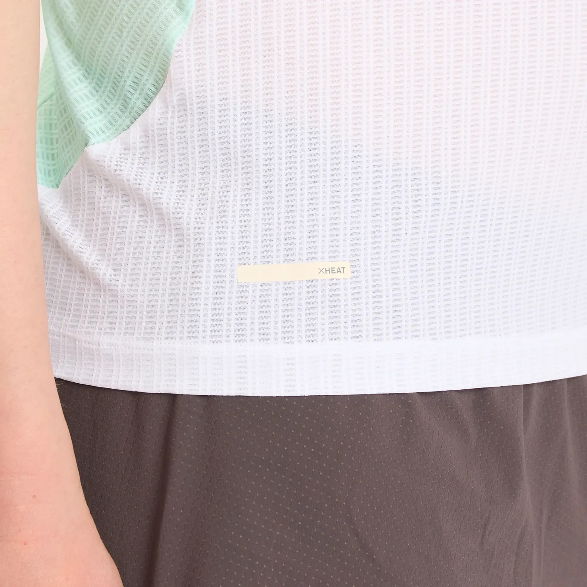 SOAR Men's Hot Weather T-Shirt White/Bevelled Green