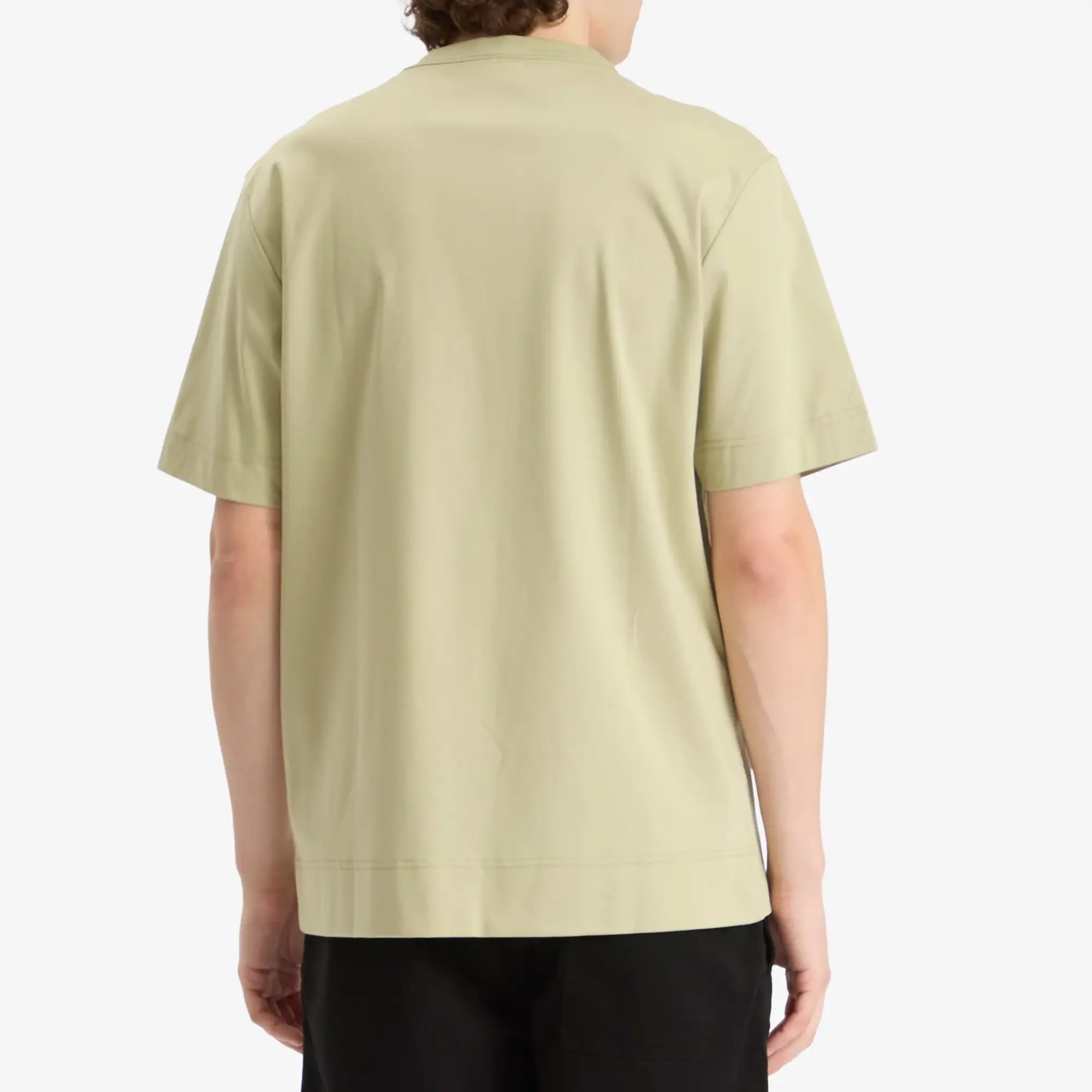 NN07 Men's Pedro Embroidered Flower T-Shirt Sage Green