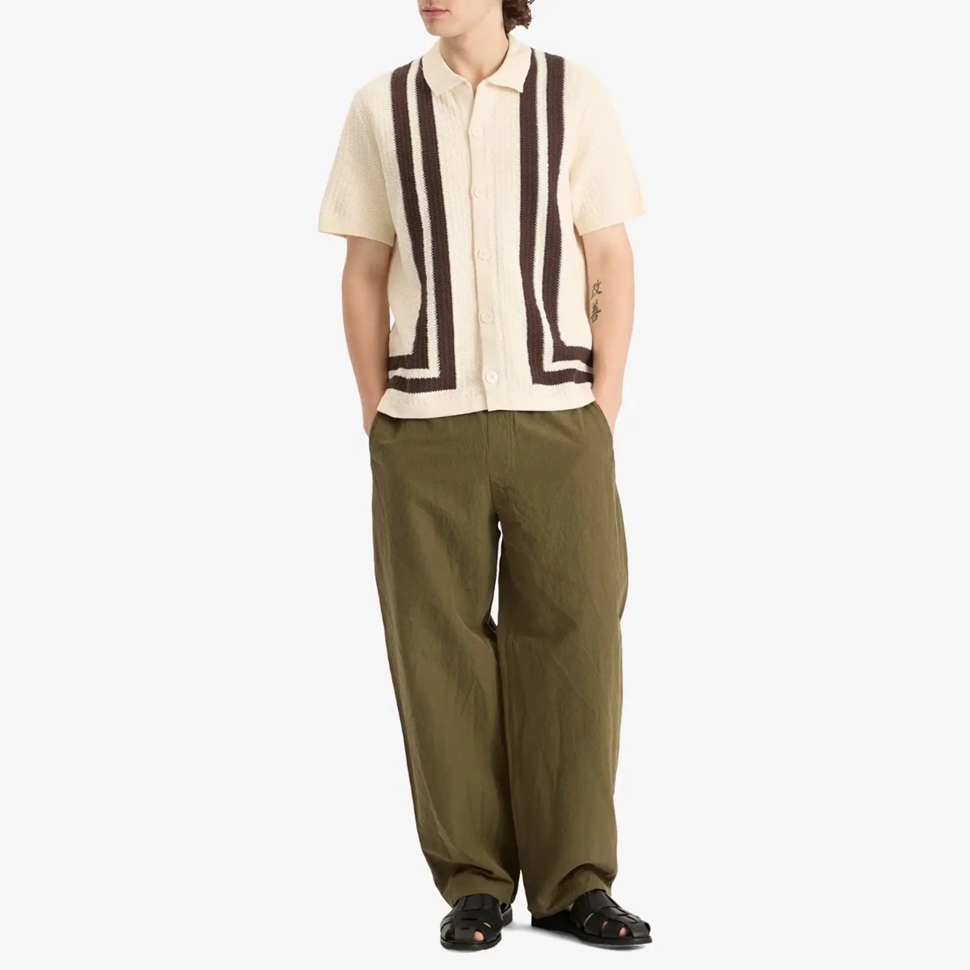 NN07 Men's Ares Knit Shirt Ivory