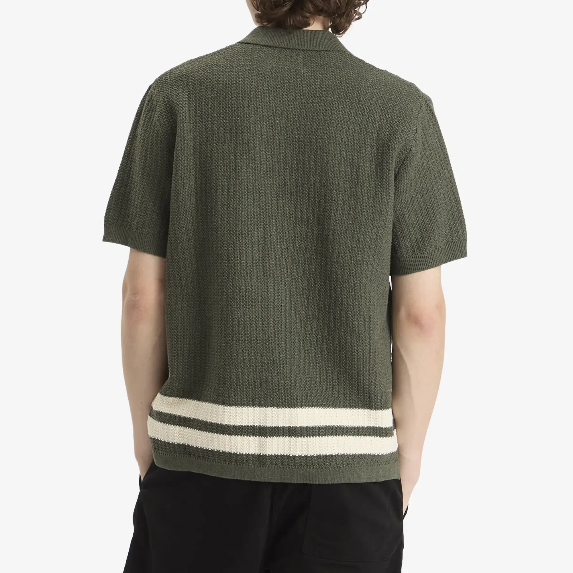 NN07 Men's Ares Knit Shirt Croc Green