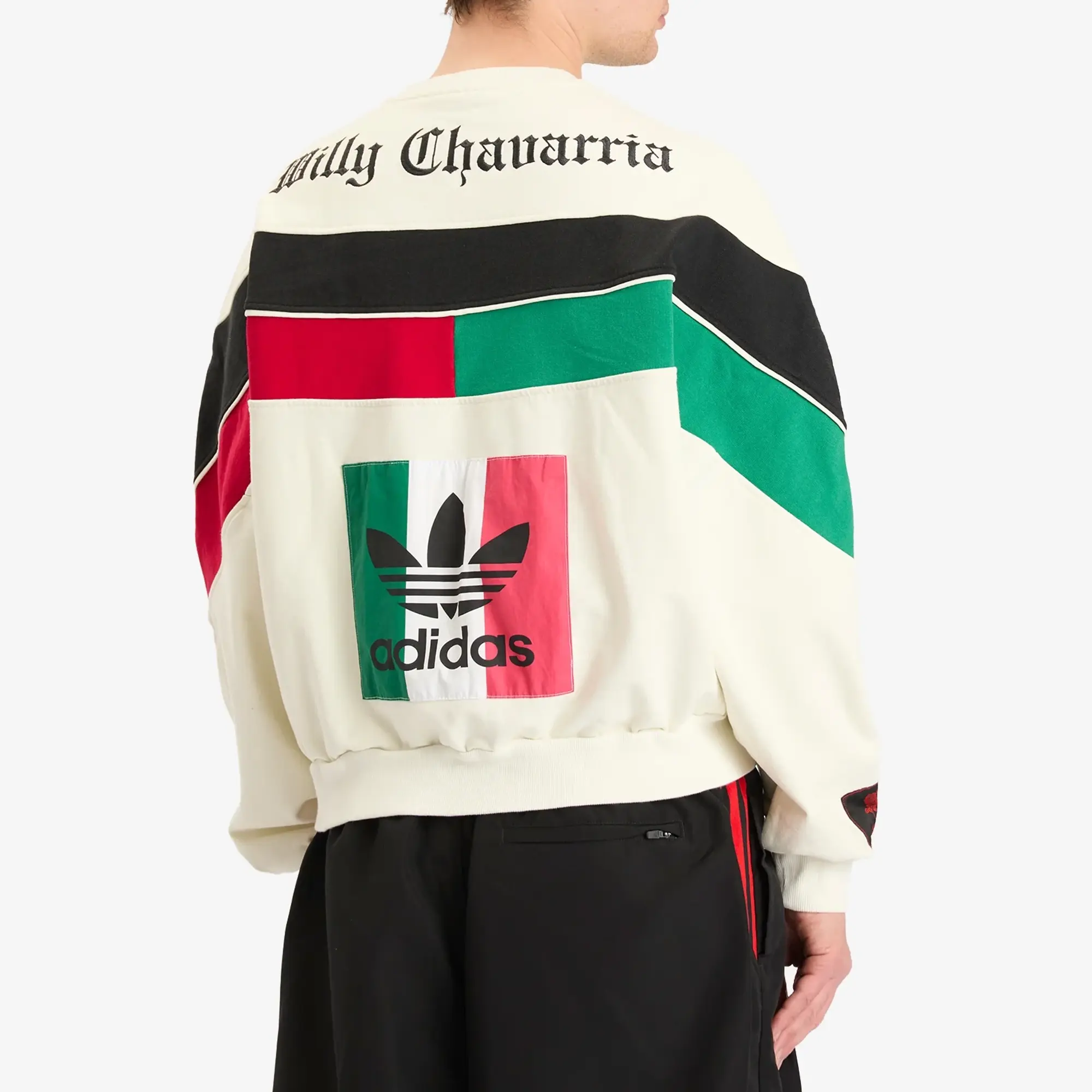 Adidas Men's x Willy Chavarria FLEECE CREWNECK Off White
