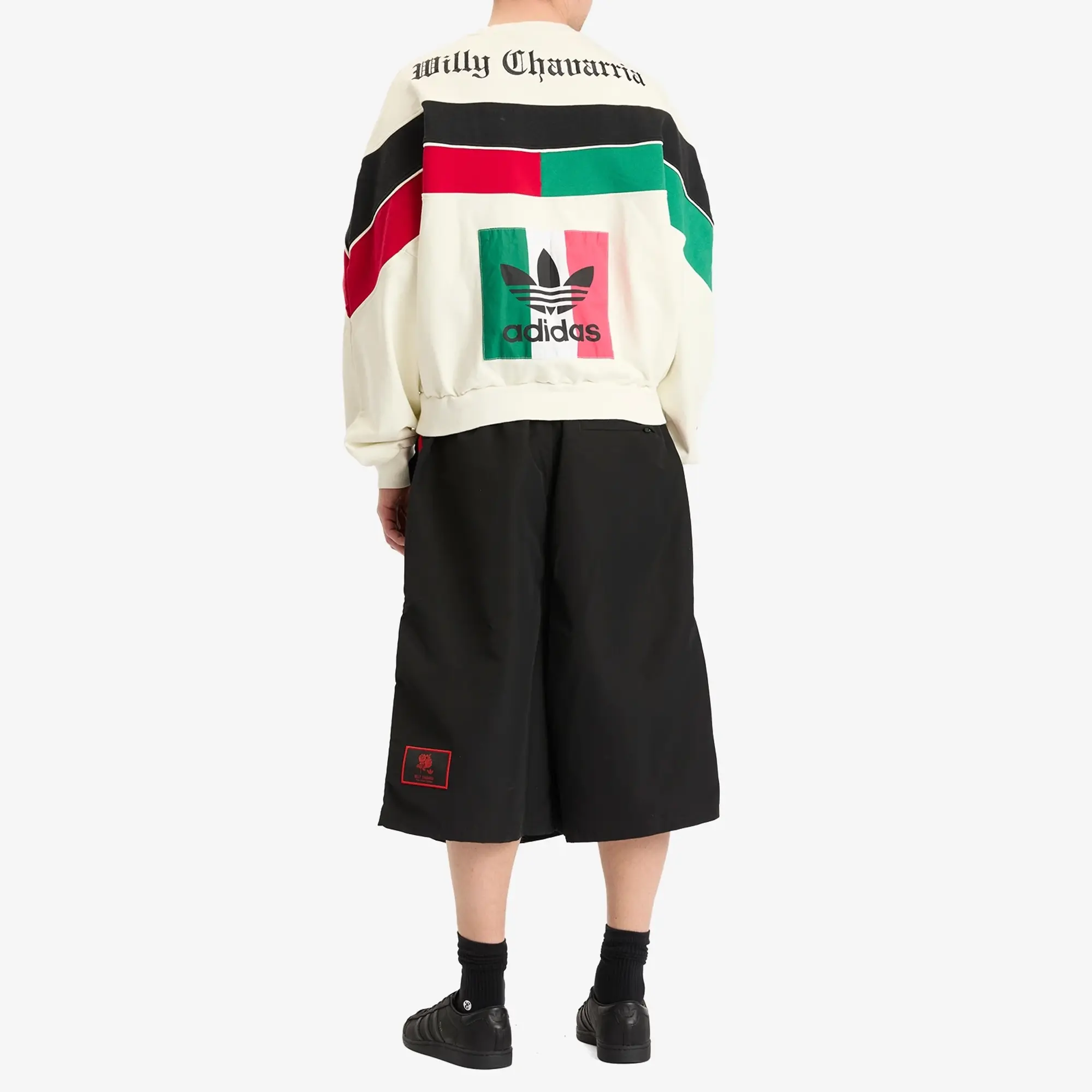 Adidas Men's x Willy Chavarria FLEECE CREWNECK Off White