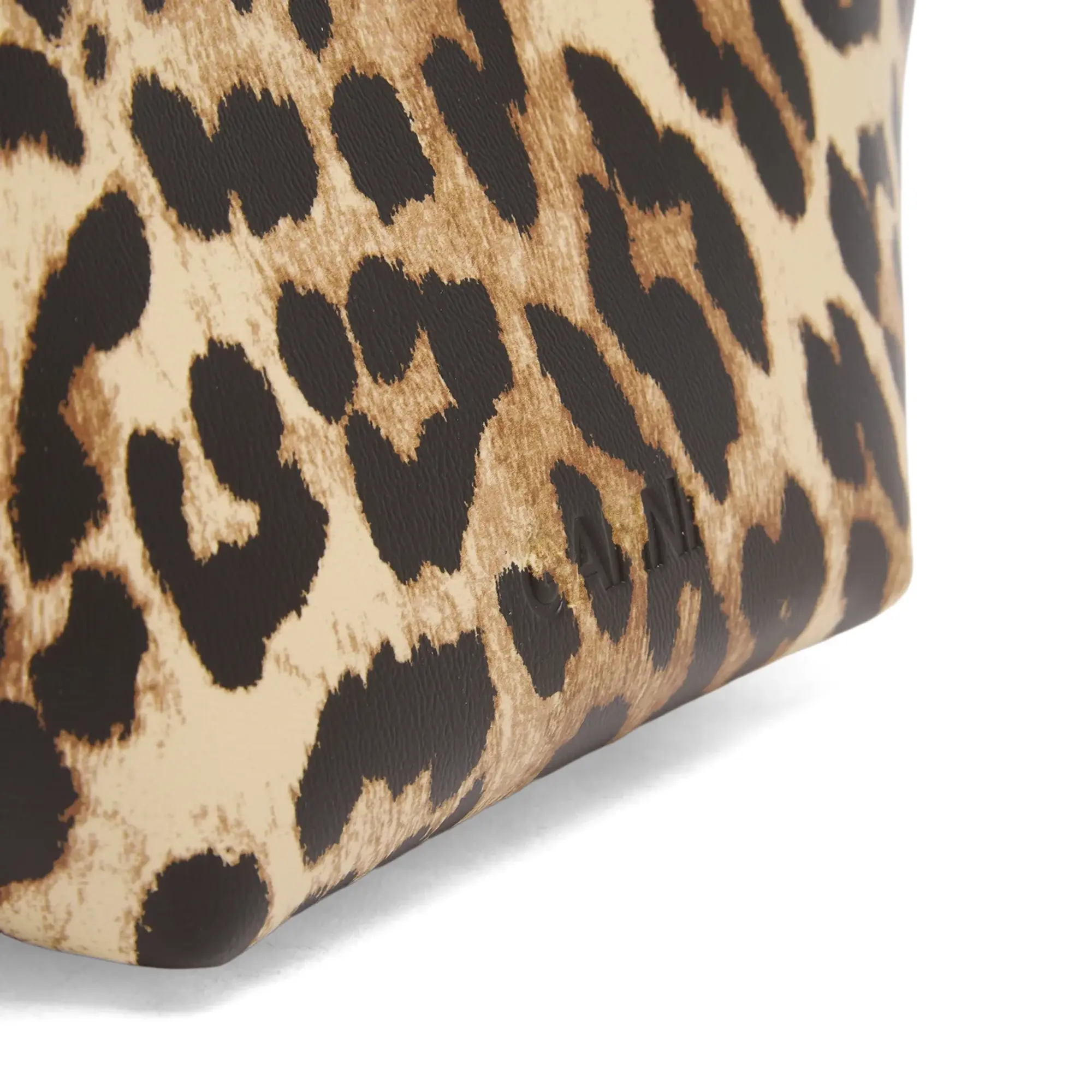 GANNI Women's Bou Bag Mini Leopard