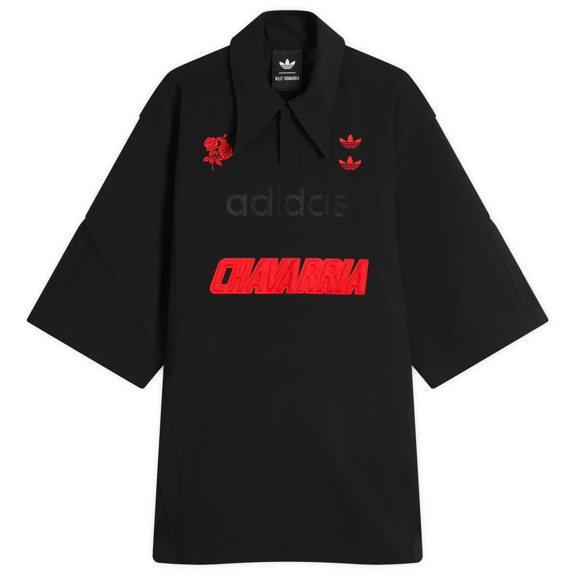 Adidas Men's x Willy Chavarria POLO SHIRT Black