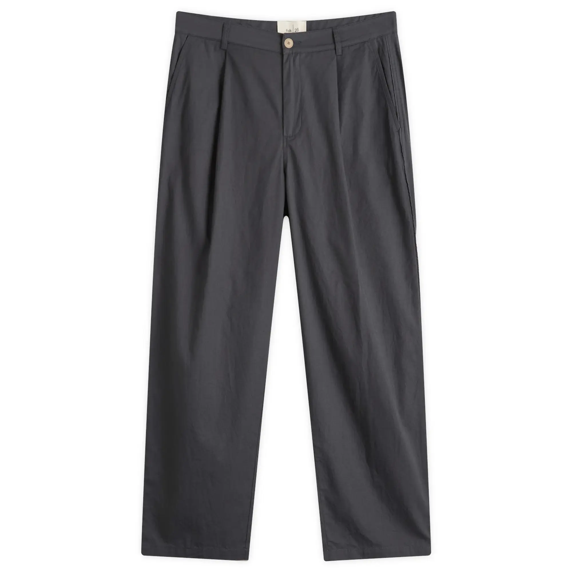 Folk Men's Wide Fit Trouser Slate