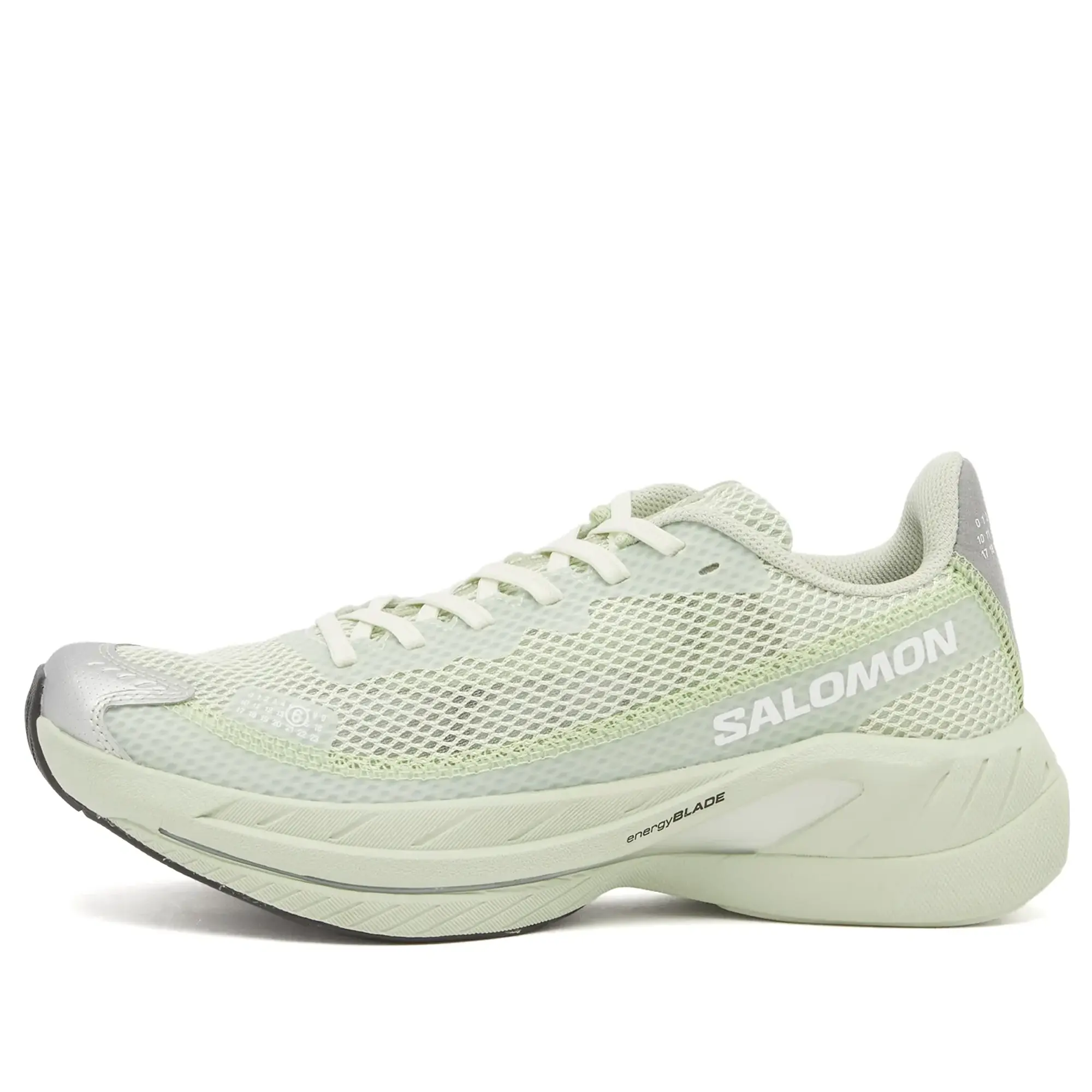 MM6 Maison Margiela Men's MM6 x Salomon Spectur 2 Running Sneaker Sea Foam/Canary Green/Patina Green