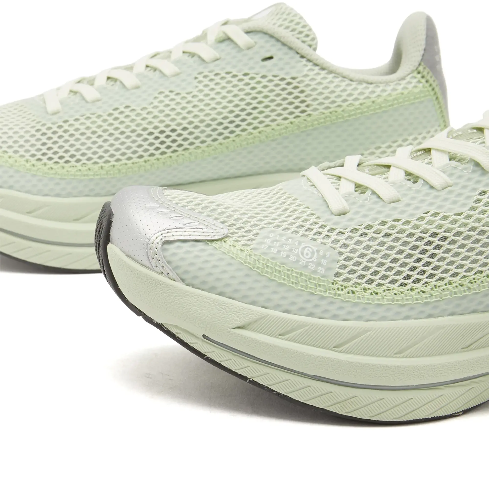 MM6 Maison Margiela Men's MM6 x Salomon Spectur 2 Running Sneaker Sea Foam/Canary Green/Patina Green