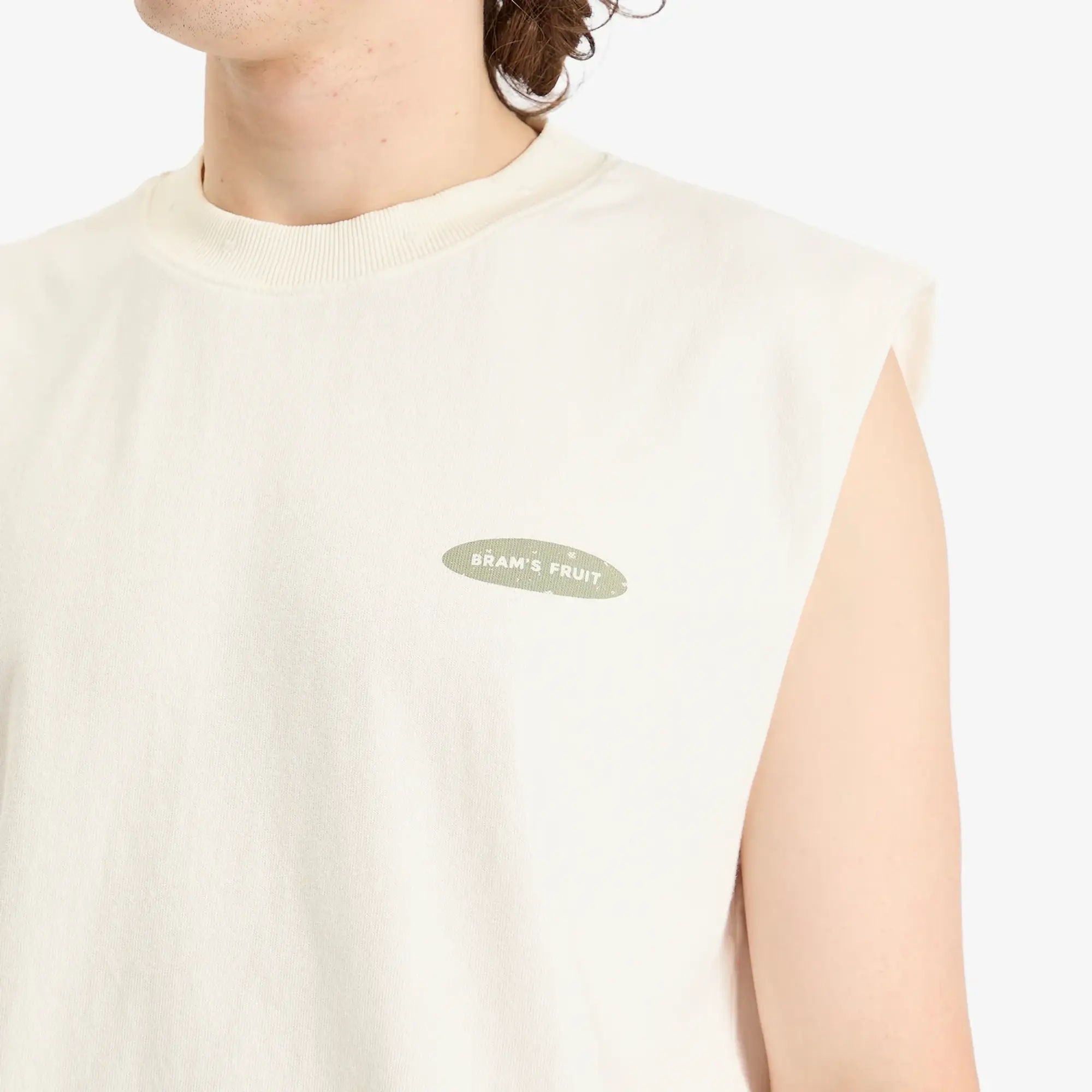 Bram's Fruit Men's F*ck Off Distressed T-Shirt White