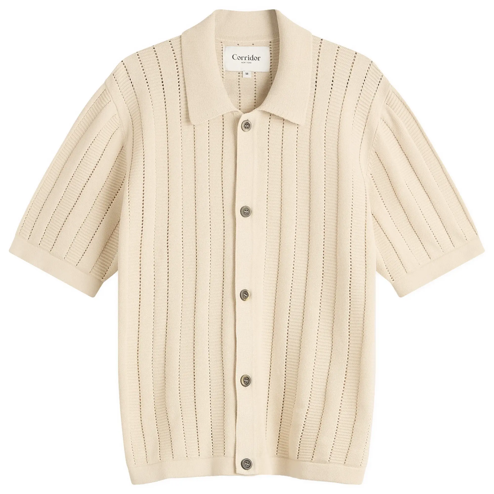 Corridor Men's Acid Wash Knit Shirt Neutrals