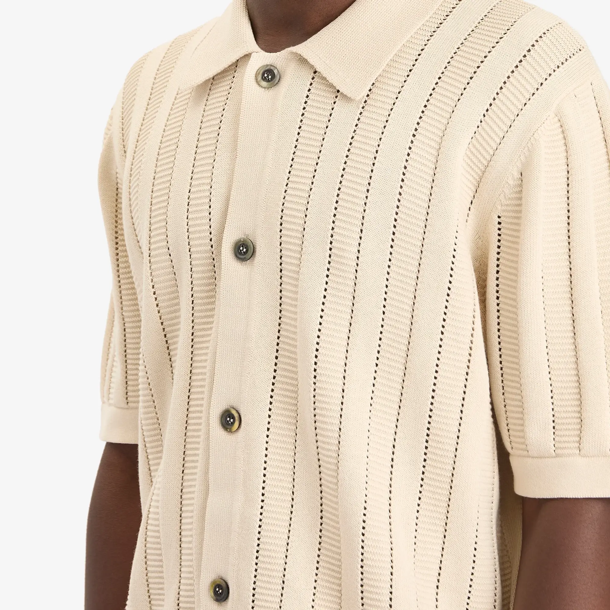 Corridor Men's Acid Wash Knit Shirt Neutrals