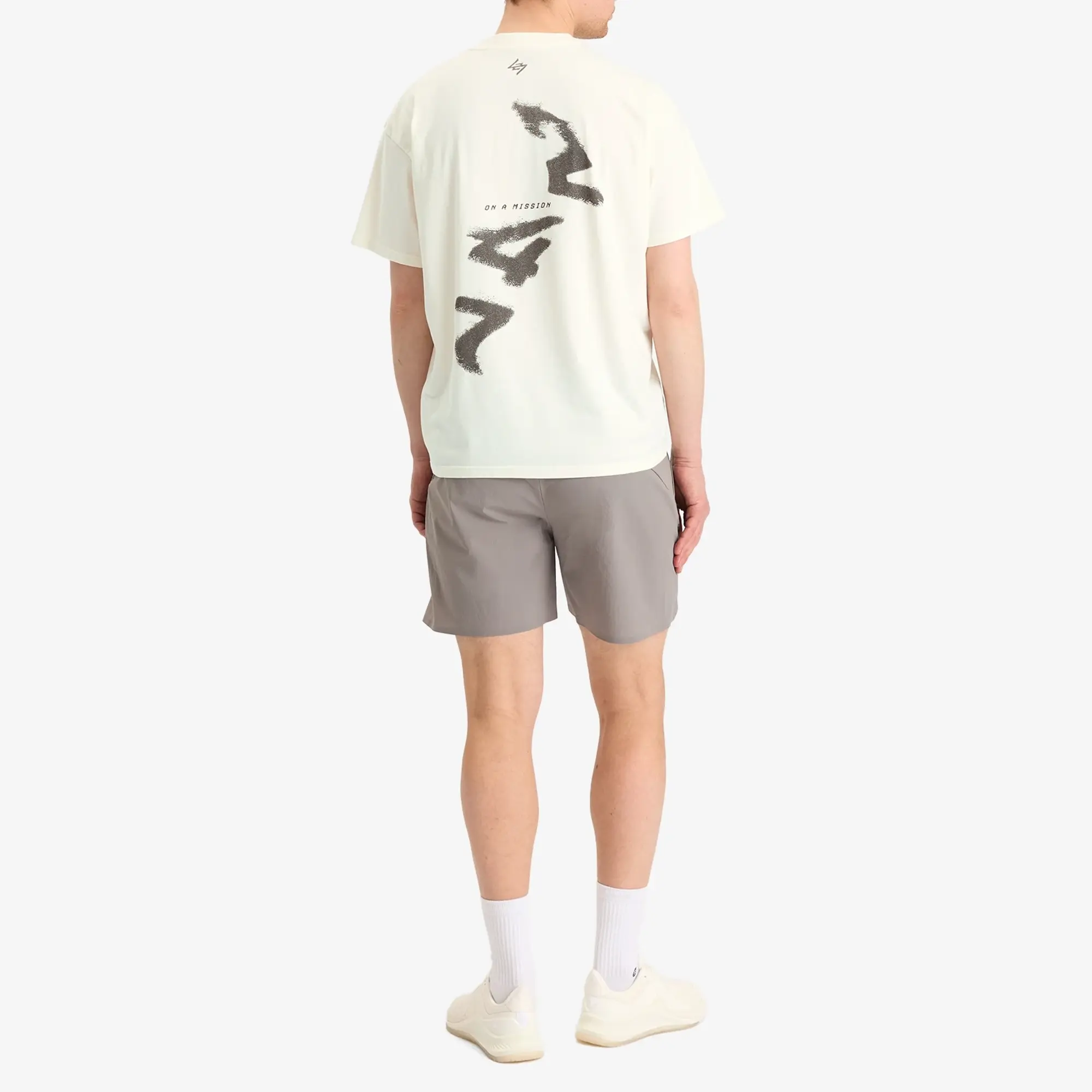 Represent Men's 247 Motion Oversized T-Shirt Flat White