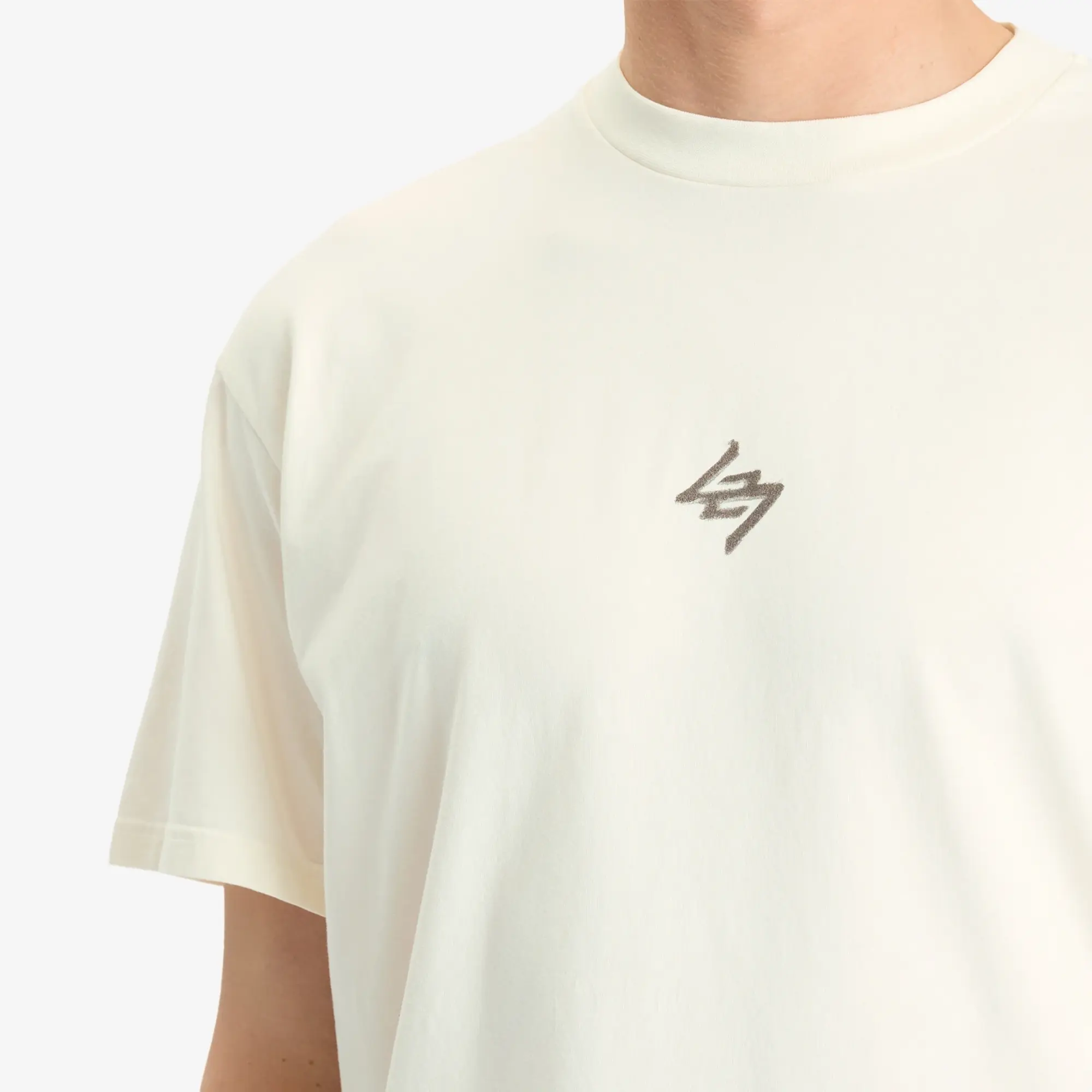 Represent Men's 247 Motion Oversized T-Shirt Flat White