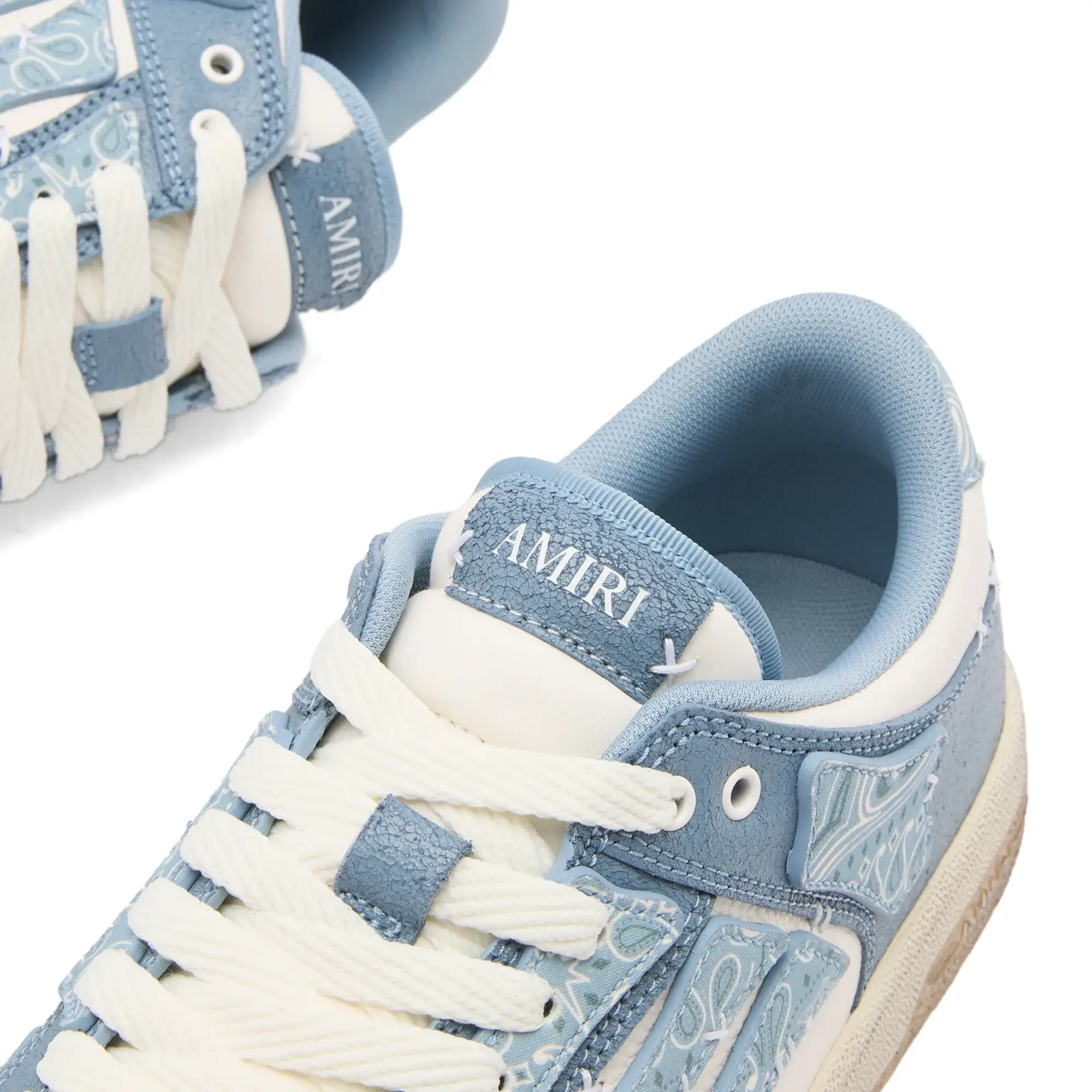 AMIRI Men's Bandana Skel Top Low Ashley Blue