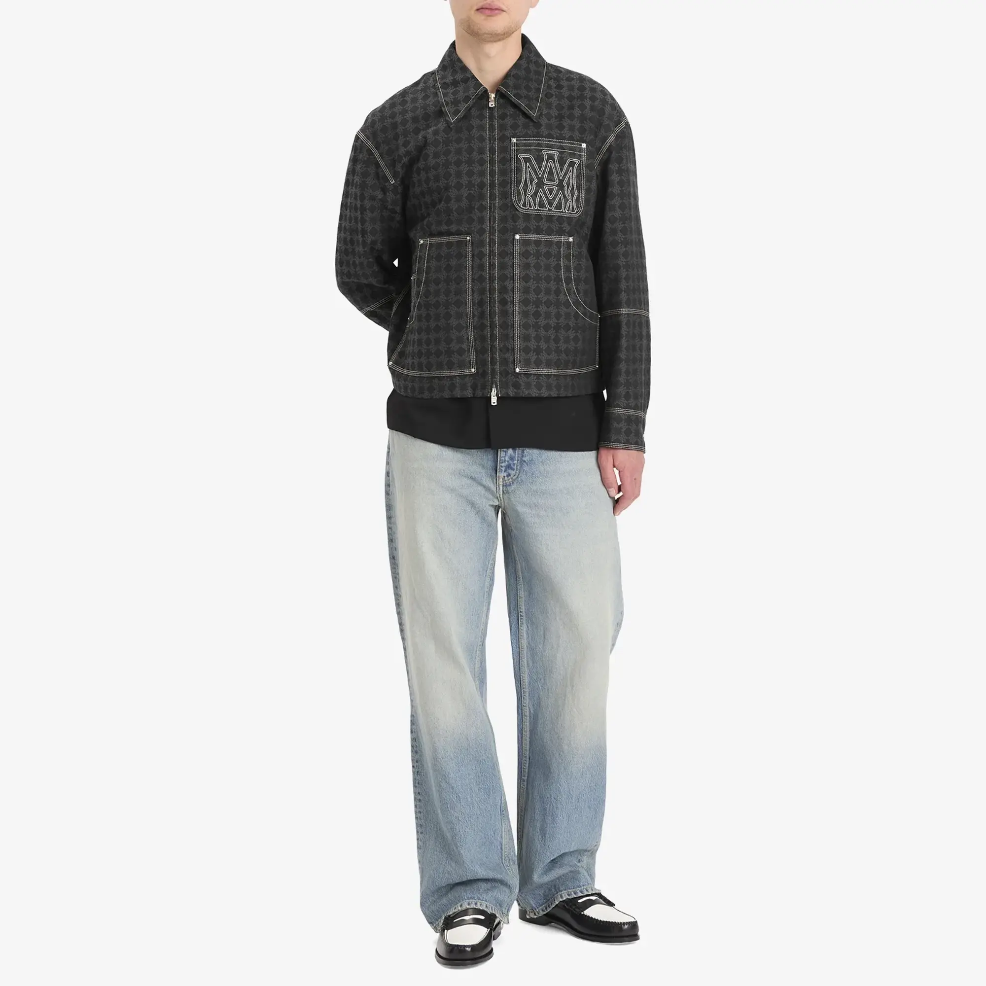 AMIRI Men's MA Quad Work Jacket Black