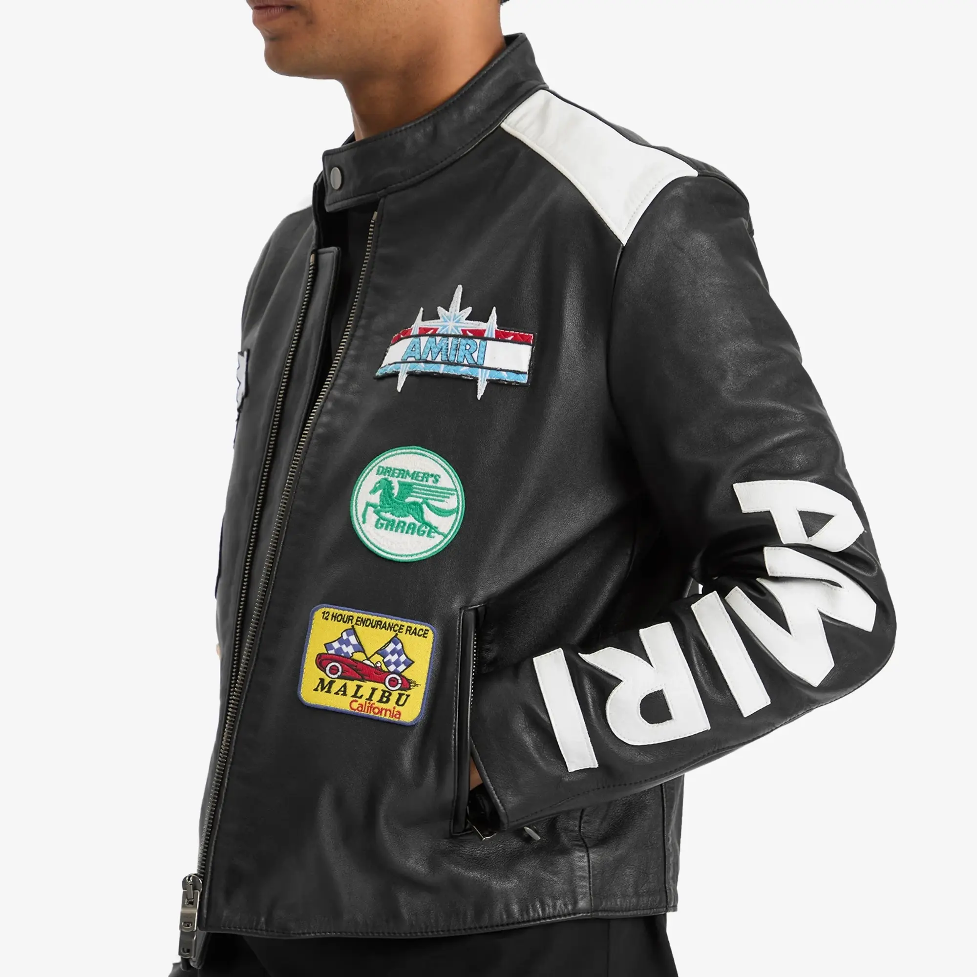 AMIRI Men's AMIRI Men's Patch Racer Jacket Black