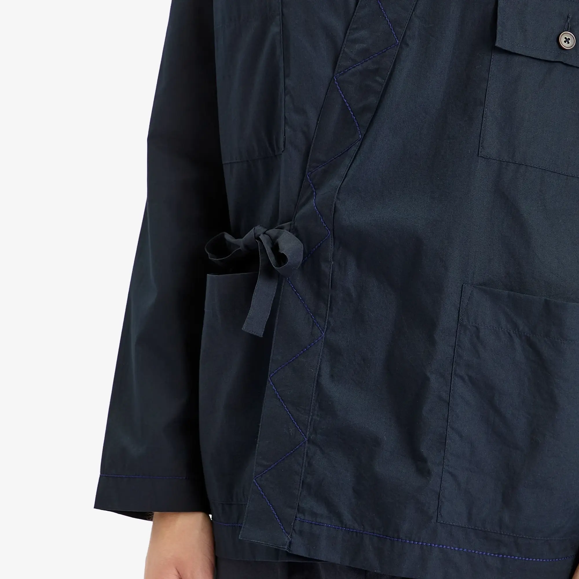 Universal Works Men's Broad Cloth Osaka Work Jacket Navy
