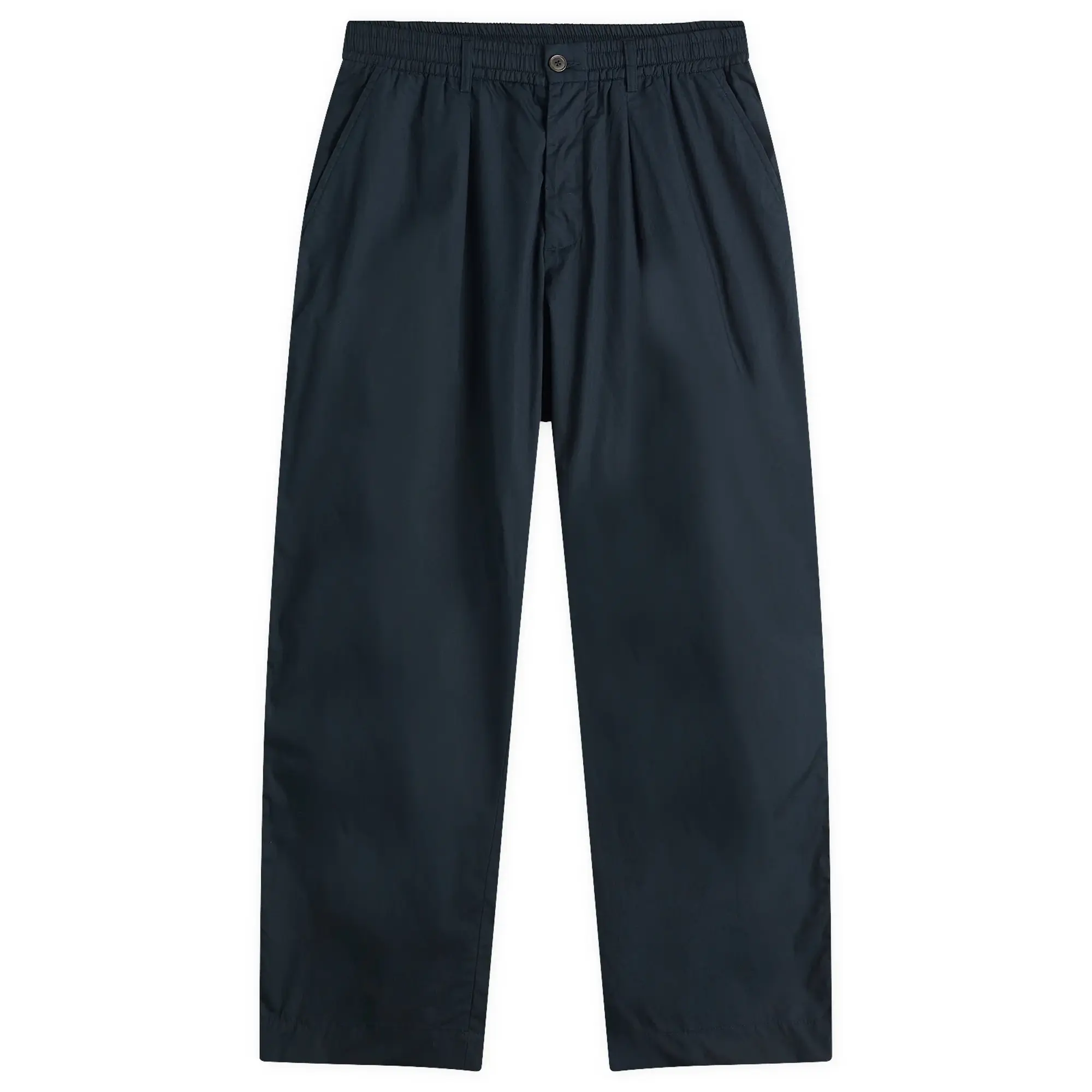 Universal Works Men's Broad Cloth Oxford Pant Navy