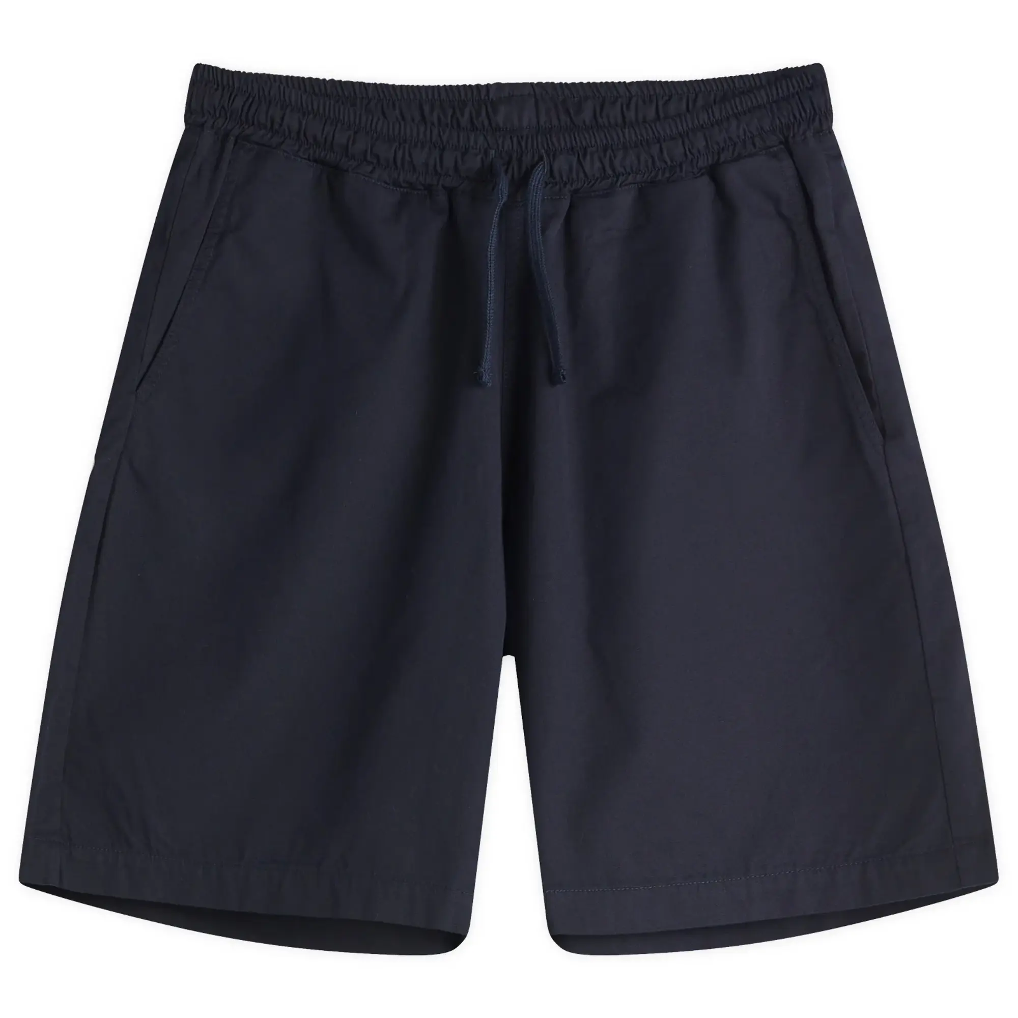 Universal Works Men's Military Shirting Simple Shorts Navy