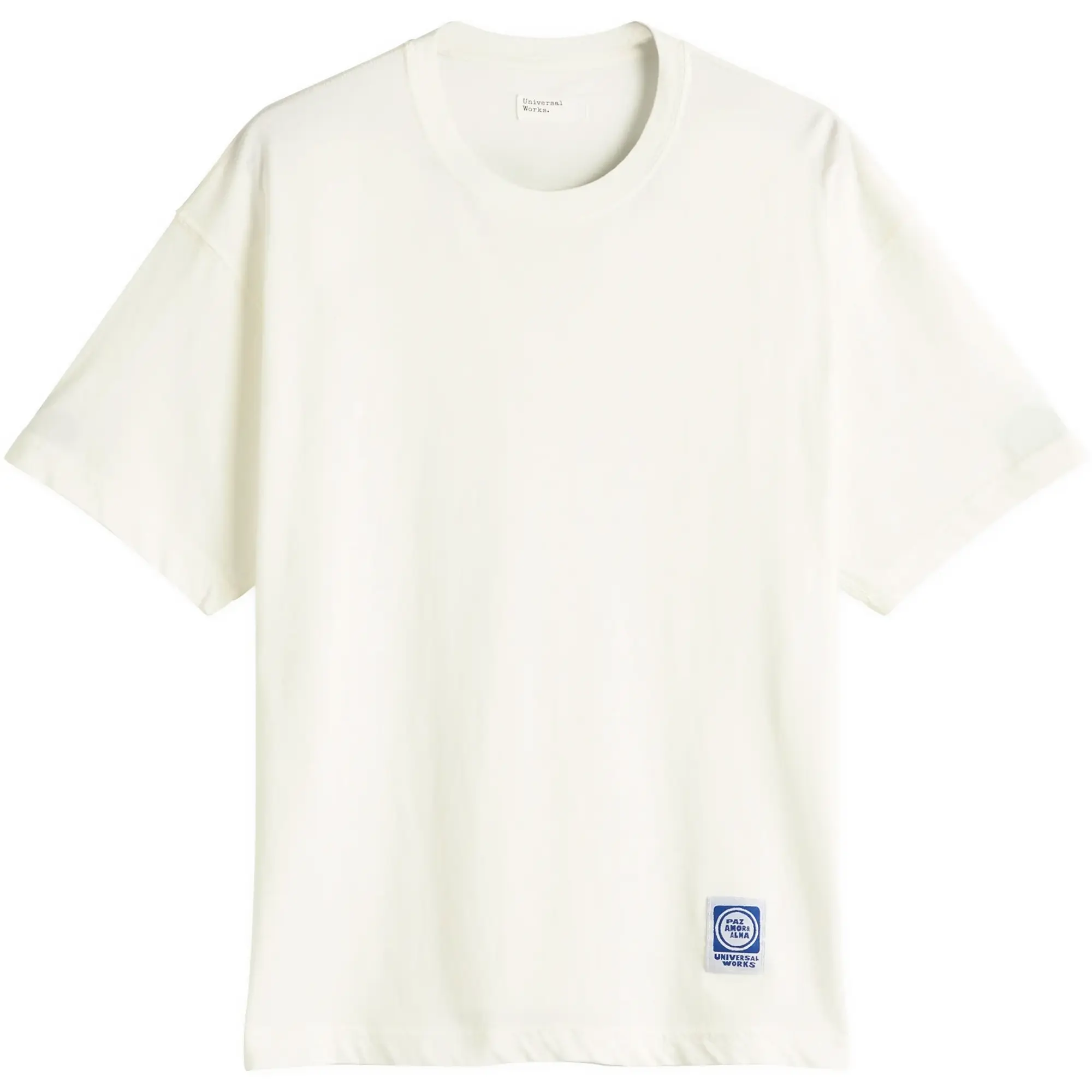 Universal Works Men's Loose T-Shirt Ecru